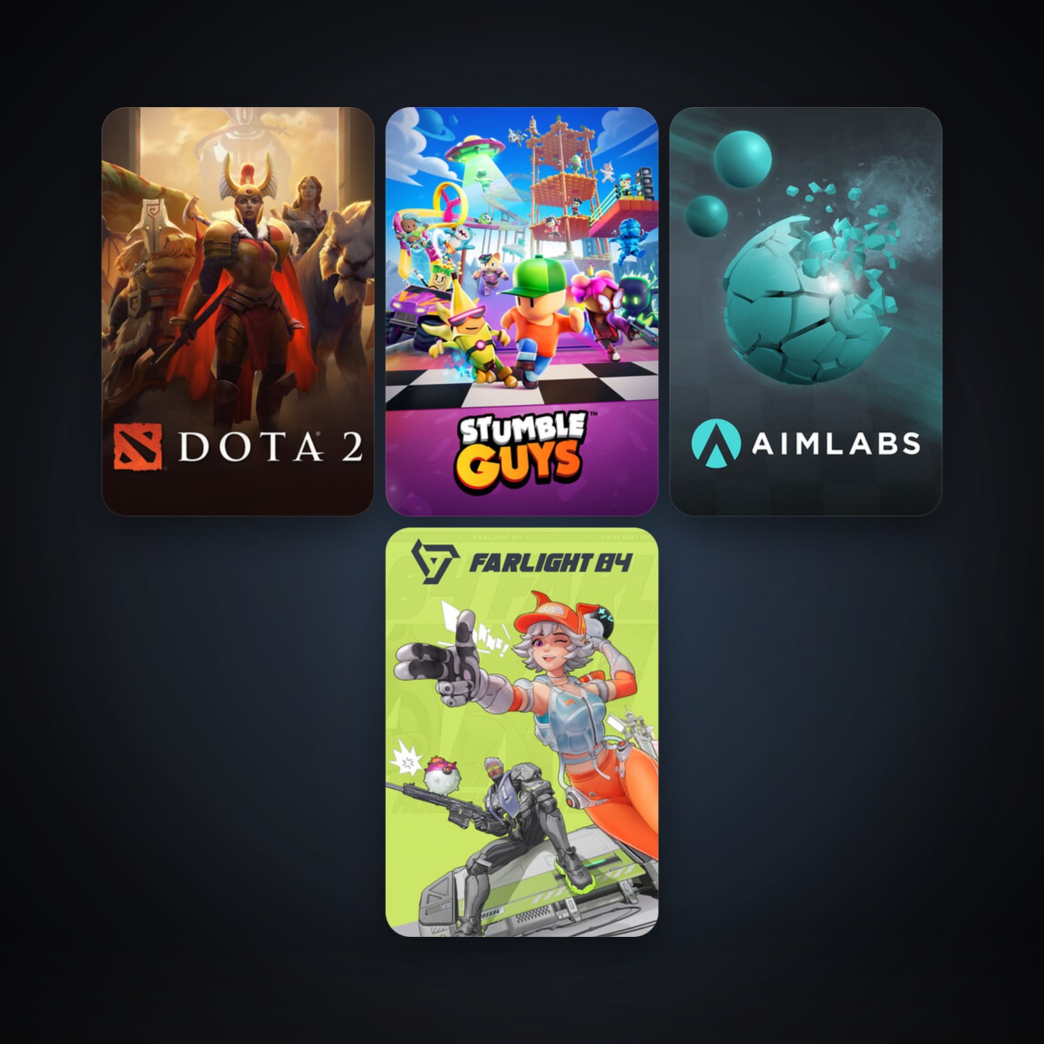 حساب ستيم فلين، Dota 2 وAimlabs، 4 لعبة، صامد واضح — HabibiAccounts
