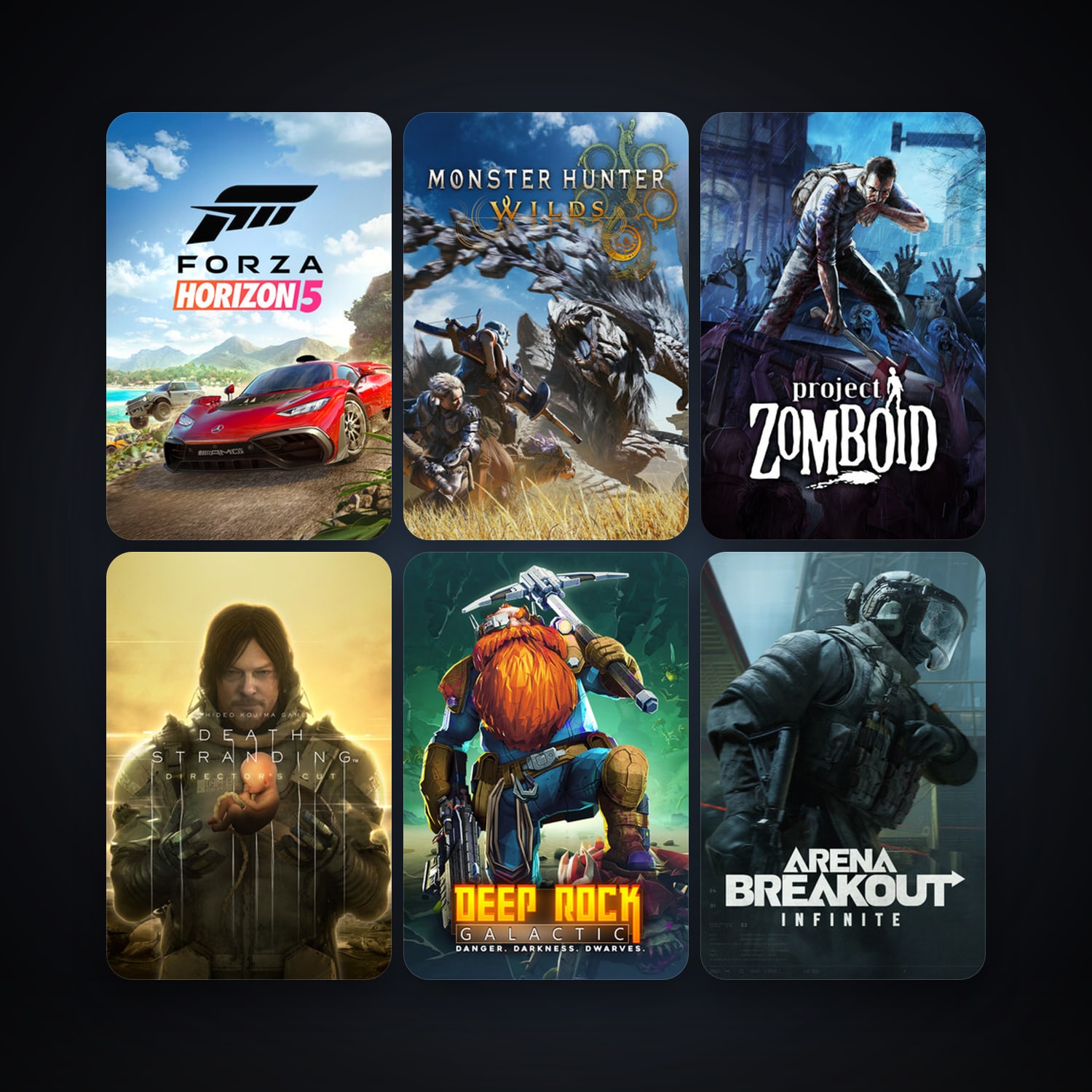 Project Zomboid + Deep Rock Galactic, 42 games, clean — HabibiAccounts