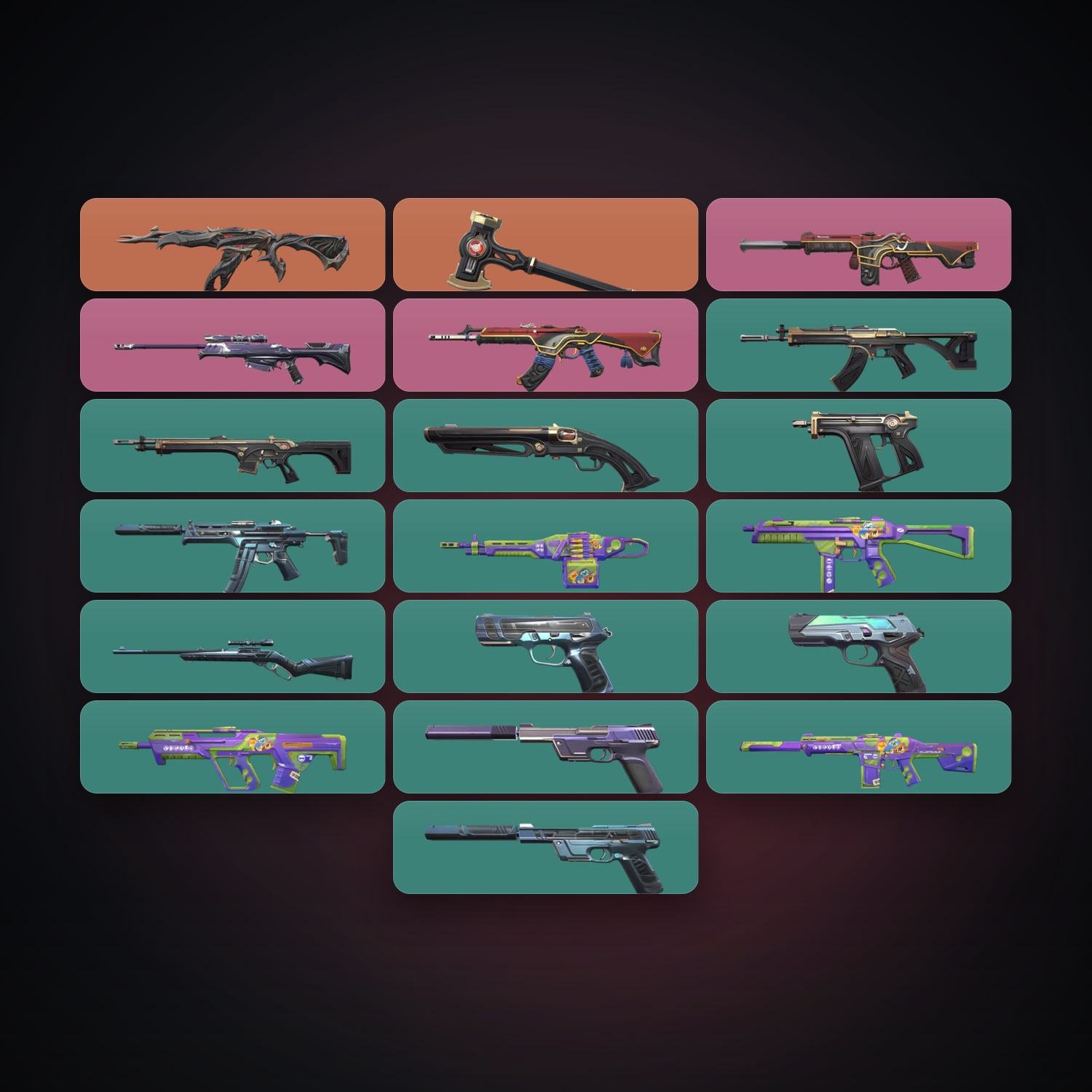 EU Gold 1 locker — 1 knives, 19 skins, lvl 126 — HabibiAccounts