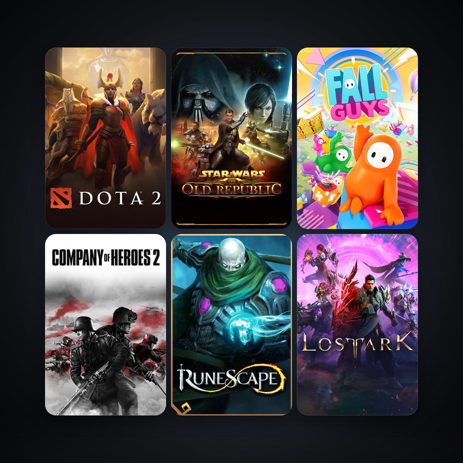 Dota 2 + Company of Heroes 2, 19 games, clean — HabibiAccounts
