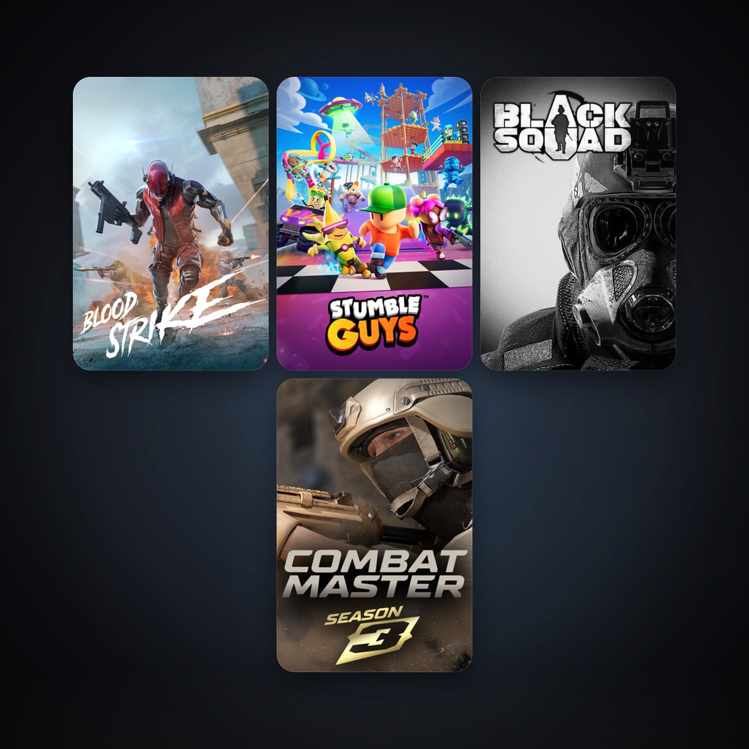 Steam account: Black Squad + Stumble Guys, 5 games, clean — HabibiAccounts