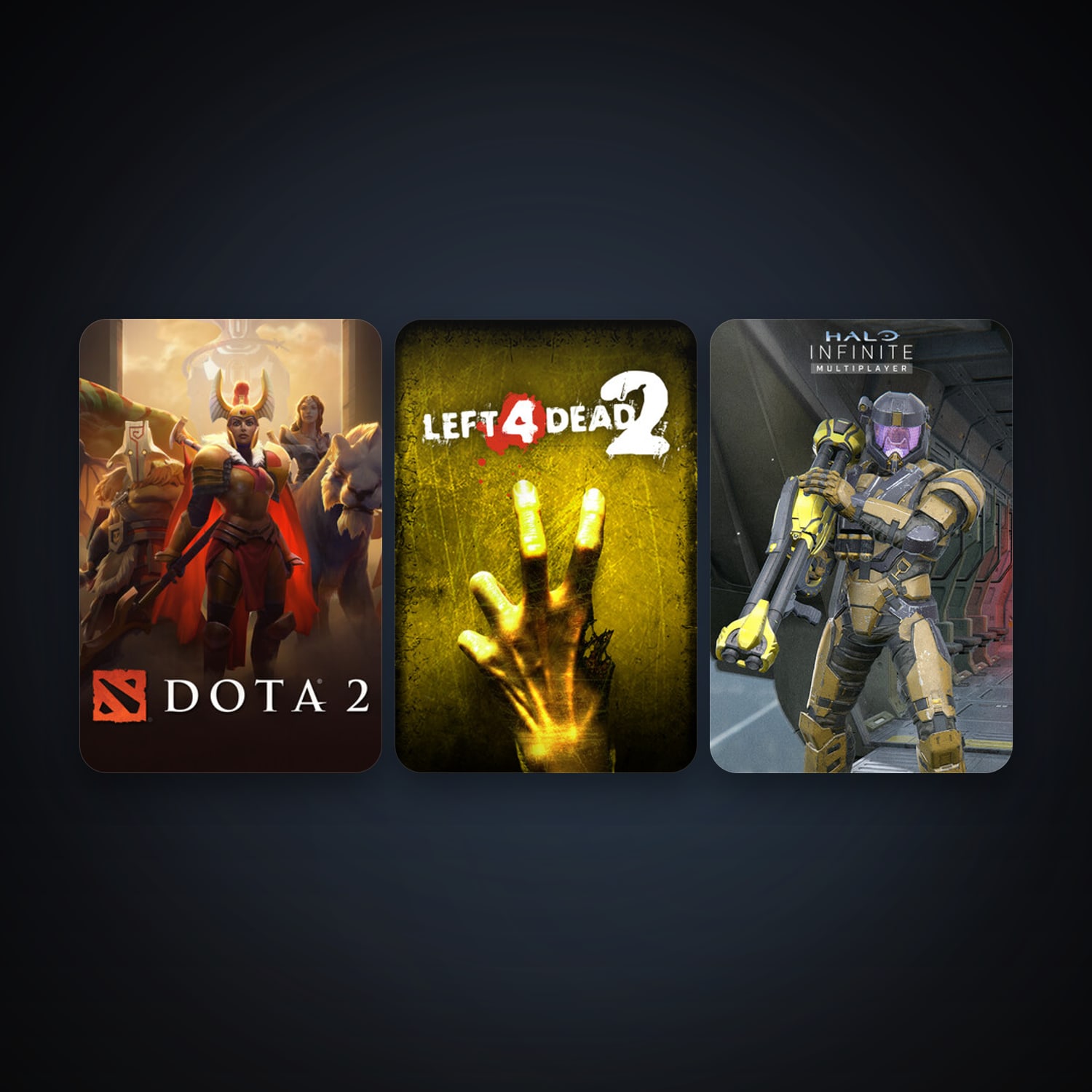 Left 4 Dead 2 + Dota 2, 3 games, clean — HabibiAccounts