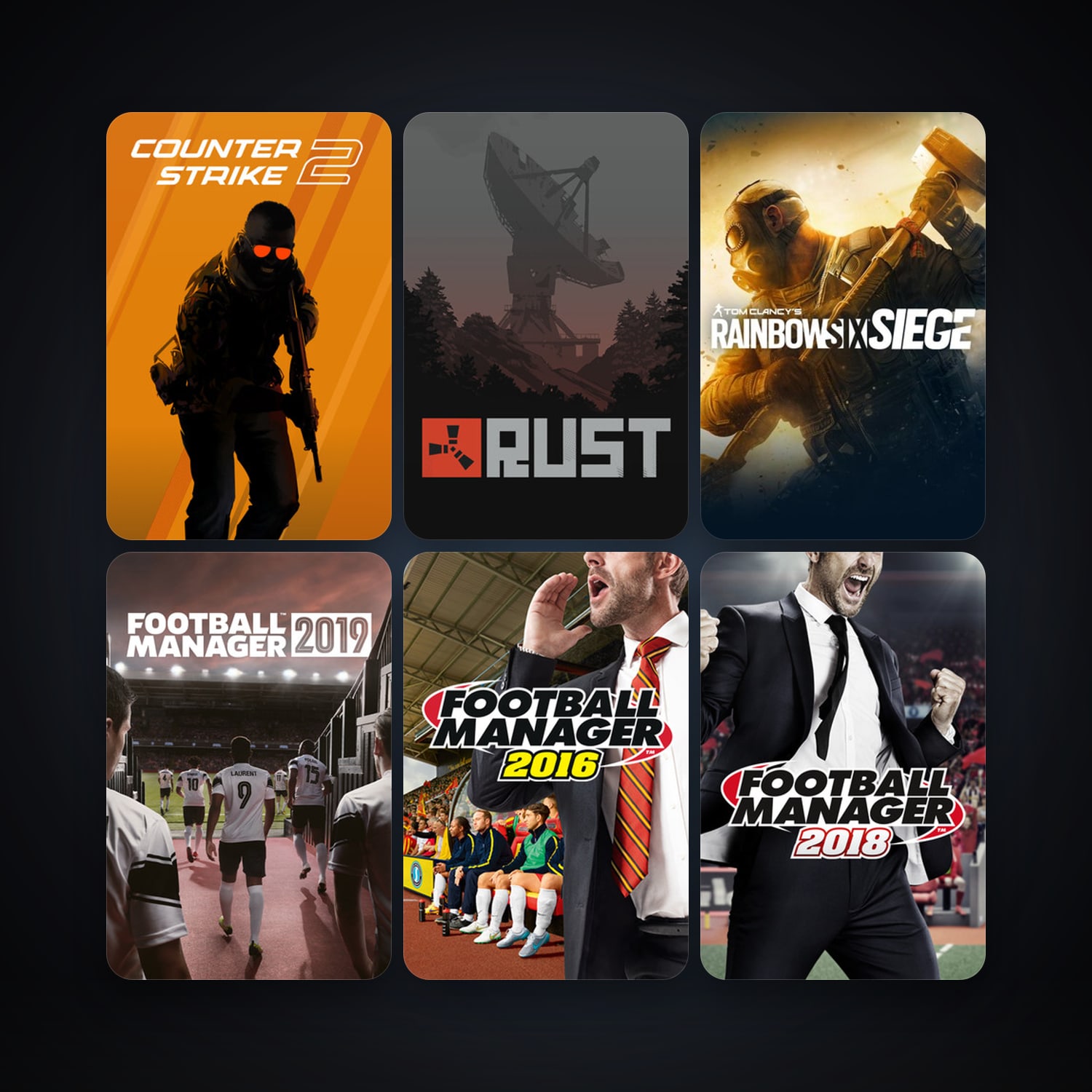 CS2 Prime + Rust, 53 games, Steam 10, clean — HabibiAccounts