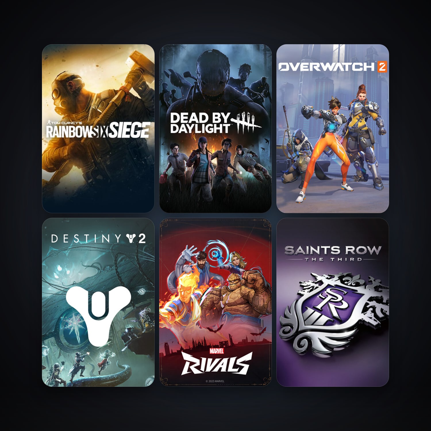 Saints Row: The Third + Tom Clancy's Rainbow Six Siege, 21 games, clean — HabibiAccounts