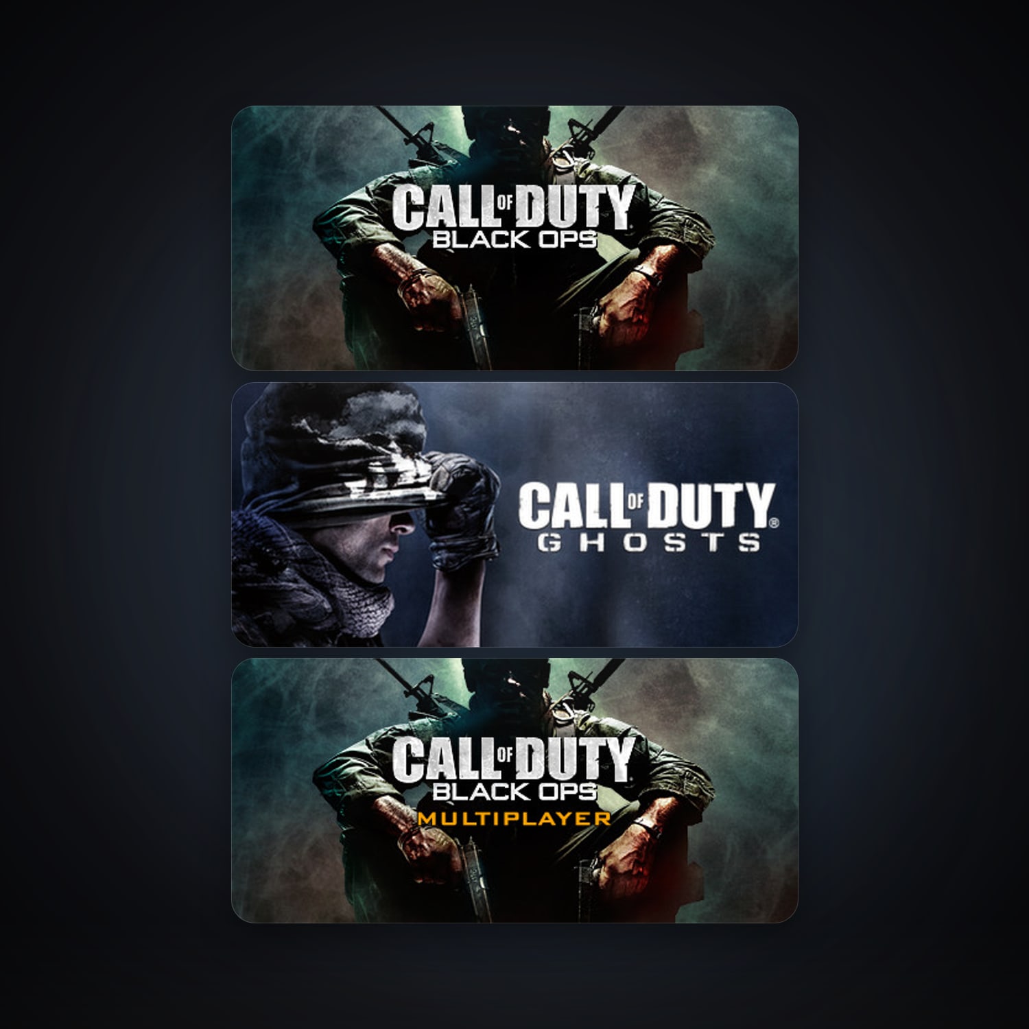 Call of Duty: Black Ops + Call of Duty: Black Ops Multiplayer, 4 games, clean — HabibiAccounts