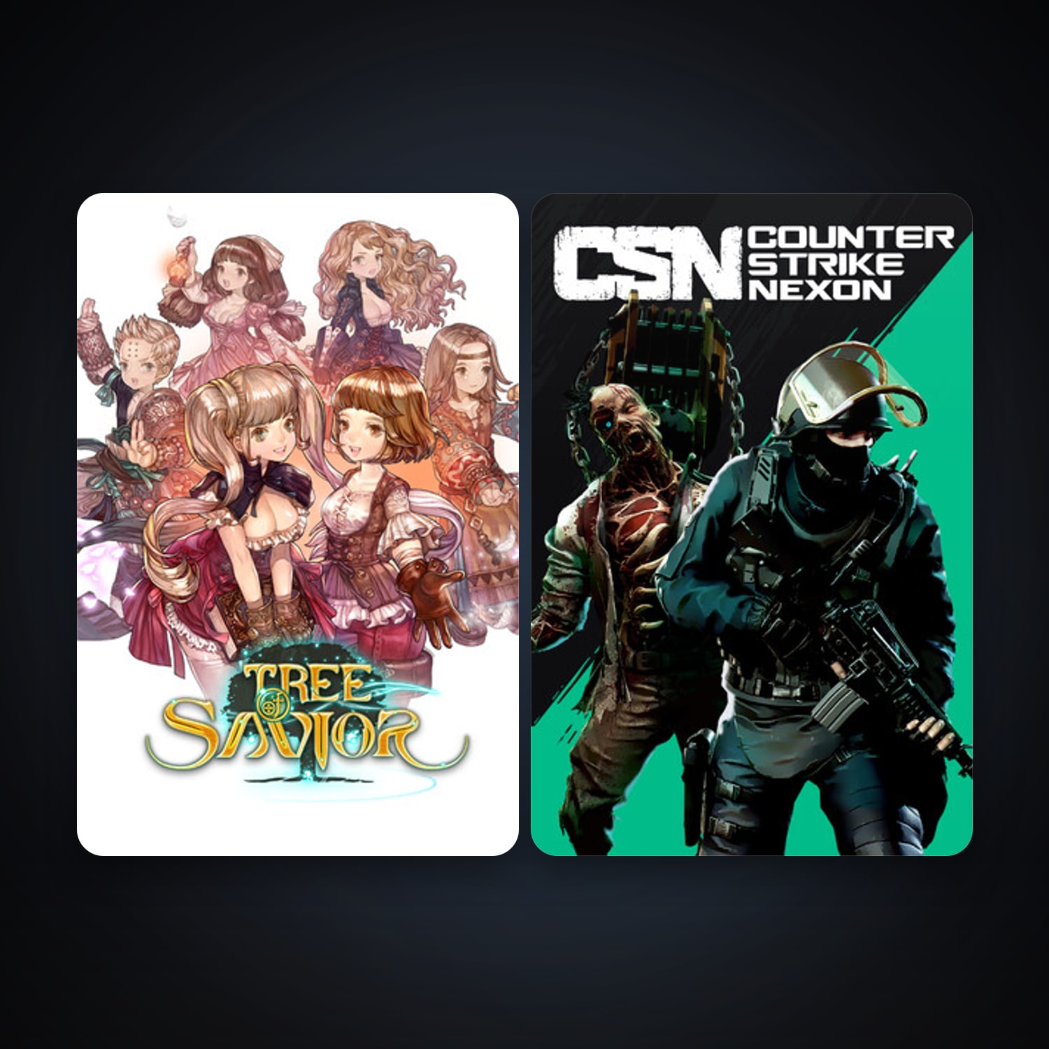 Counter-Strike Nexon: Studio + Tree of Savior, 6 games, clean — HabibiAccounts