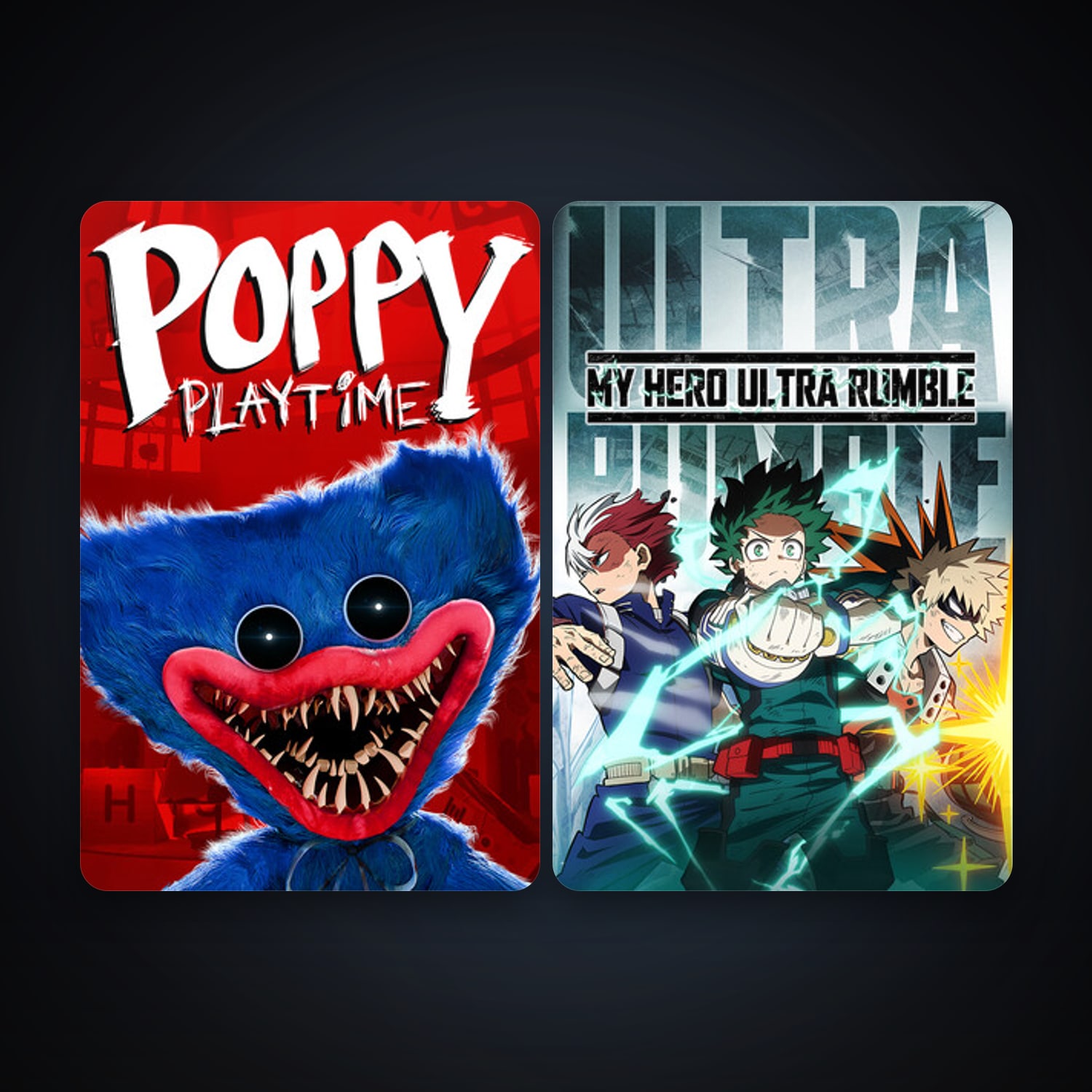 Steam account: MY HERO ULTRA RUMBLE + Poppy Playtime, 4 games, clean — HabibiAccounts