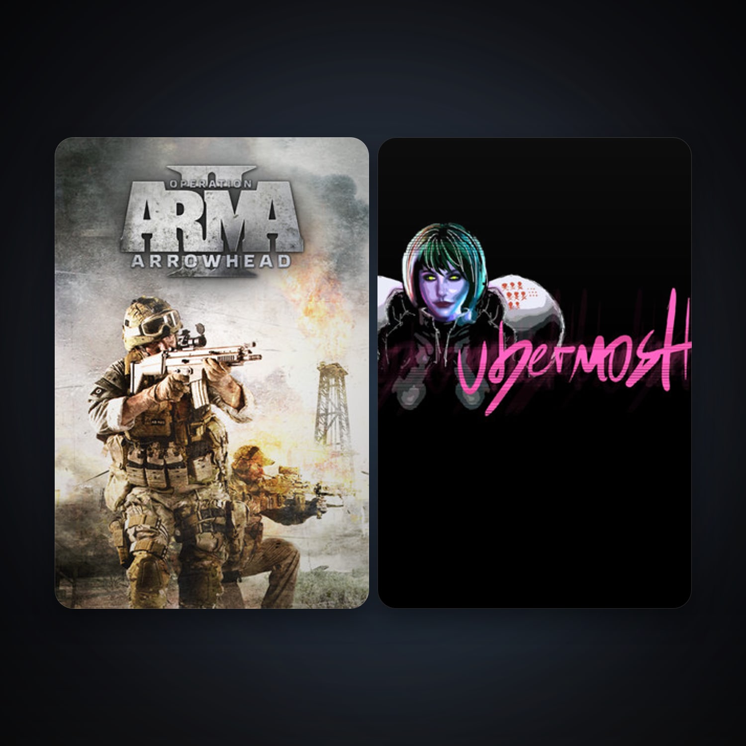 Arma 2: Operation Arrowhead + UBERMOSH, 7 games, clean — HabibiAccounts