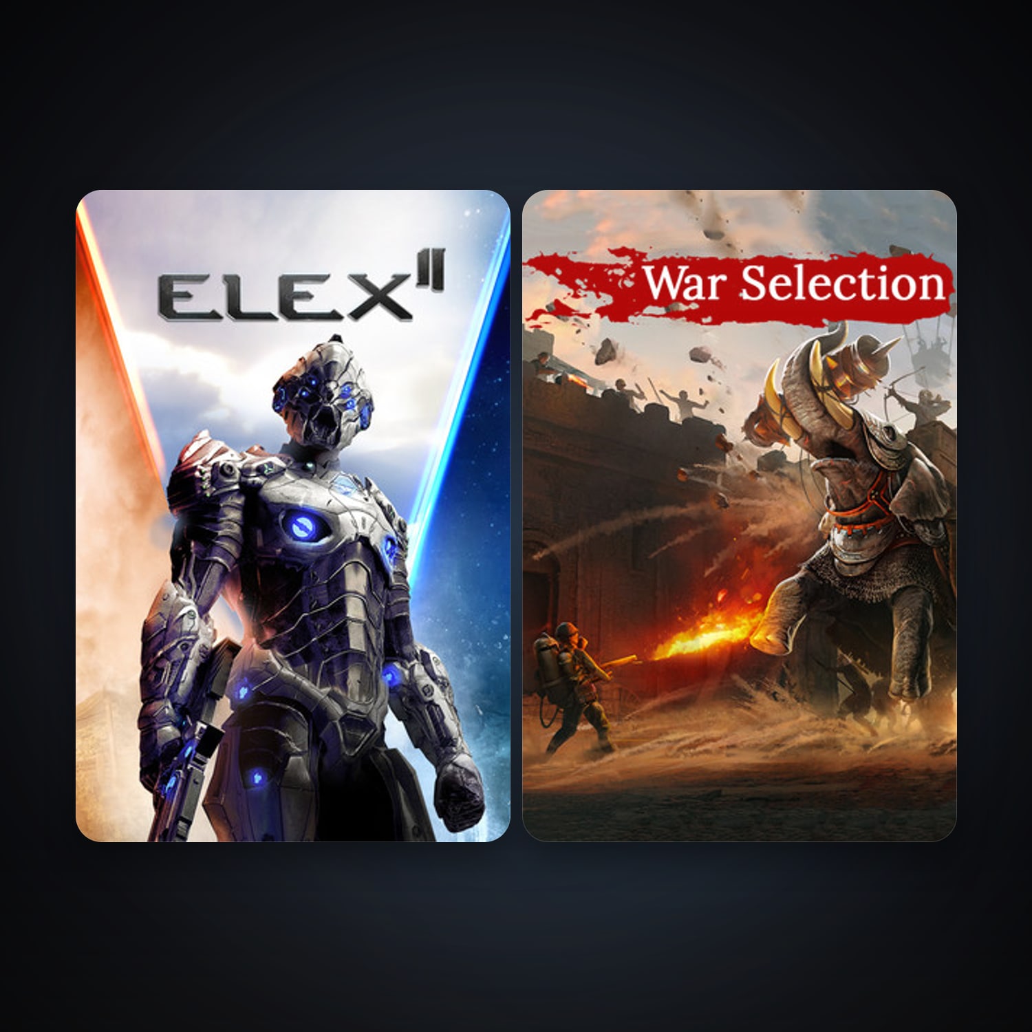 ELEX II + War Selection, 3 games, clean — HabibiAccounts