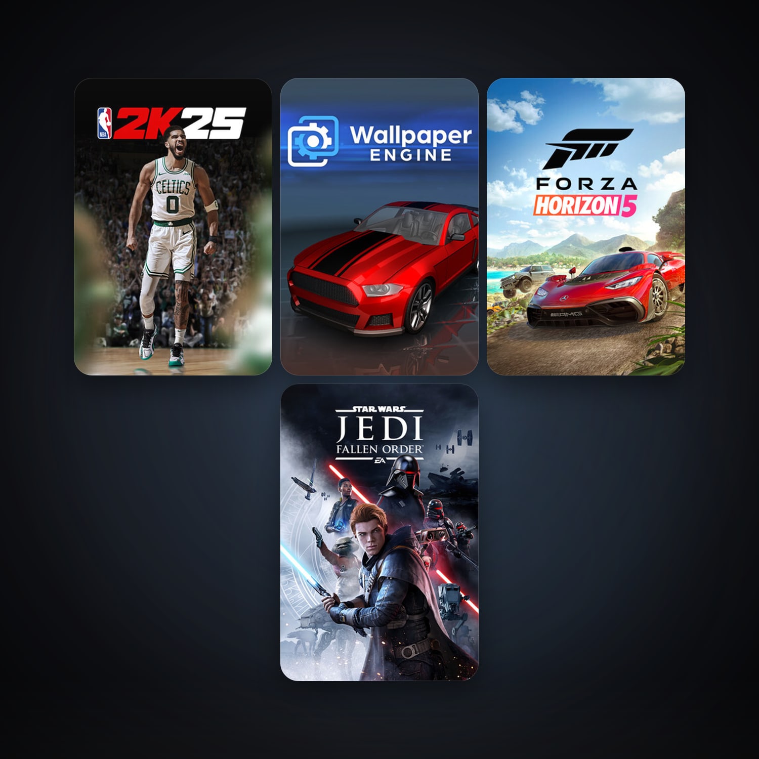 Wallpaper Engine + STAR WARS Jedi: Fallen Order, 10 games, clean — HabibiAccounts