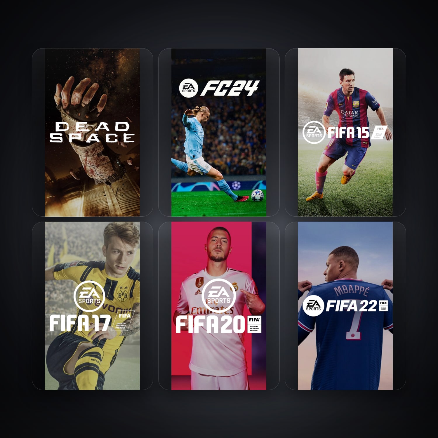 EA Dead Space (2008) + EA Sports FC24 — BR — 6 games — HabibiAccounts
