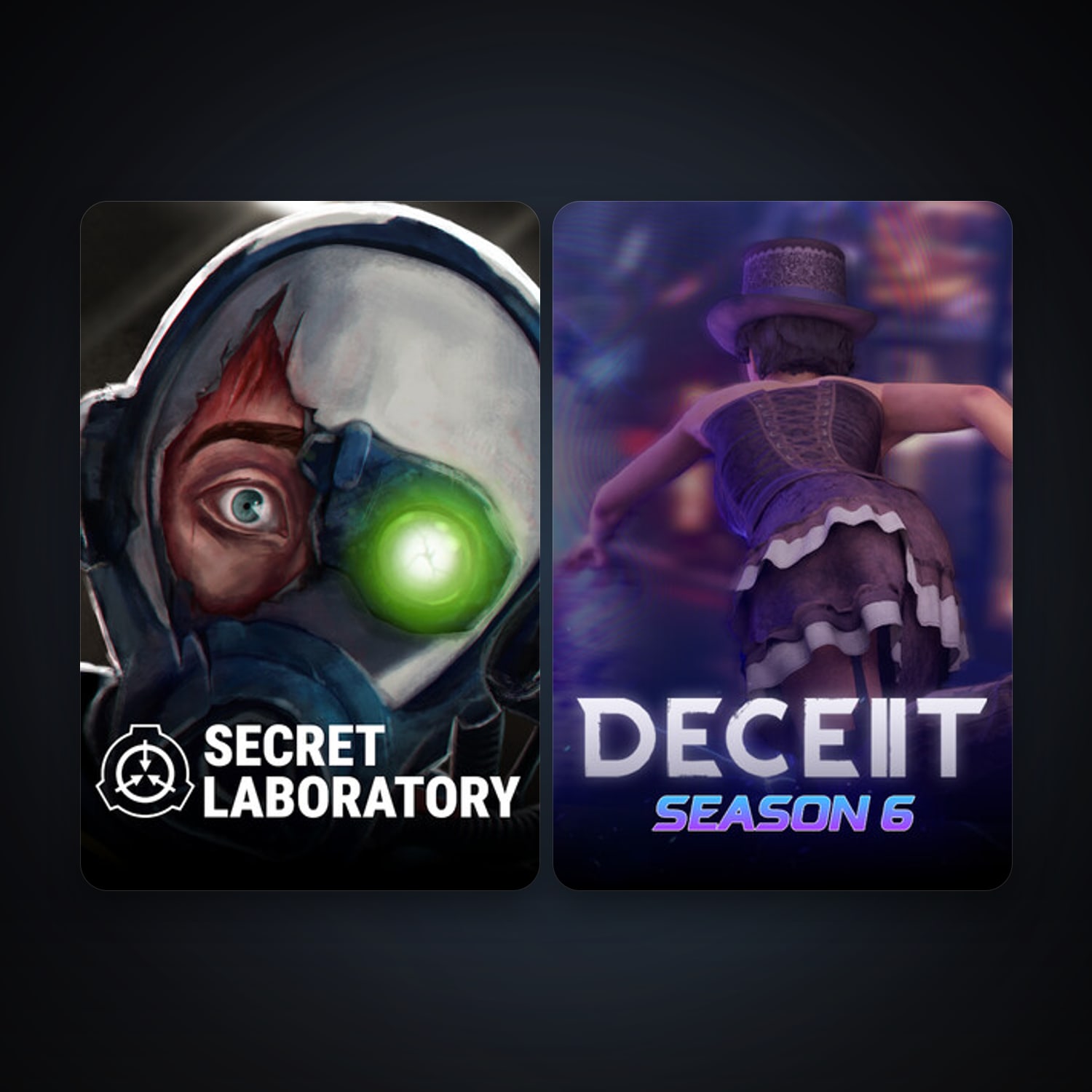 SCP: Secret Laboratory + Deceit 2, 3 games, clean — HabibiAccounts