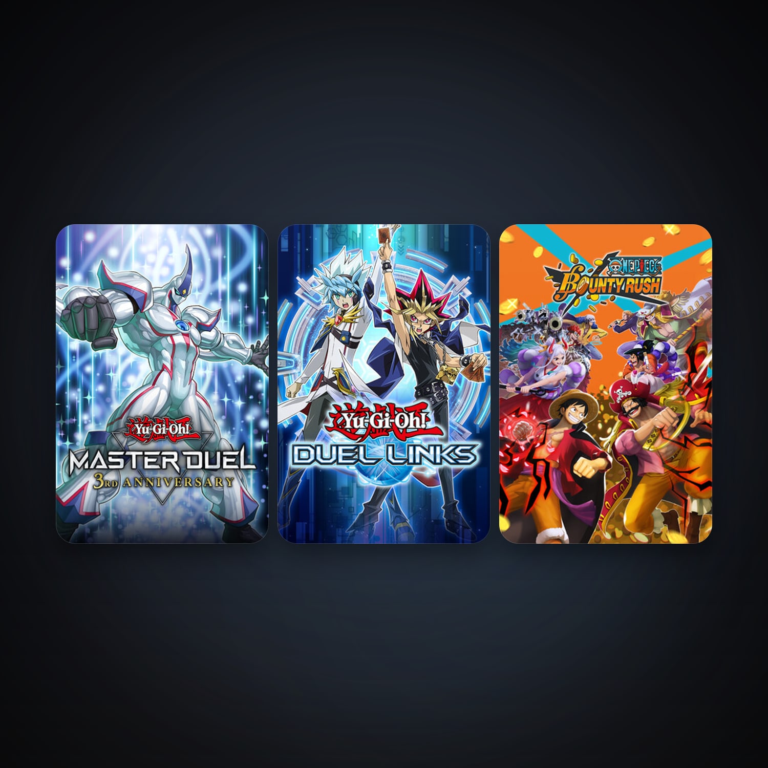 Yu-Gi-Oh! Duel Links + Yu-Gi-Oh! Master Duel, 4 games, clean — HabibiAccounts