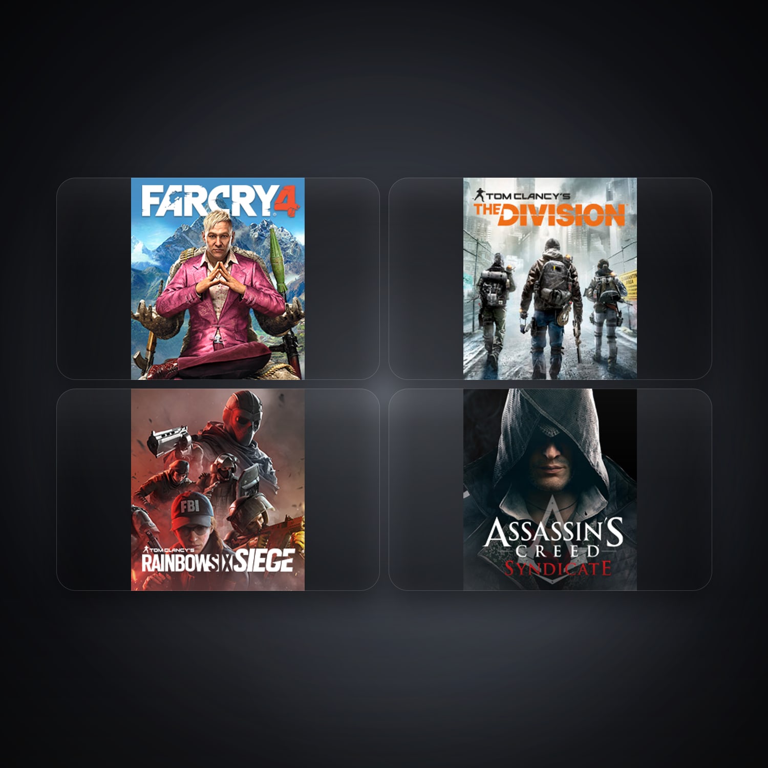 هالحساب يوبيسوفت فيه Far Cry 4 وTom Clancy's The Division، TR، 4 ألعاب · 263425531 — HabibiAccounts