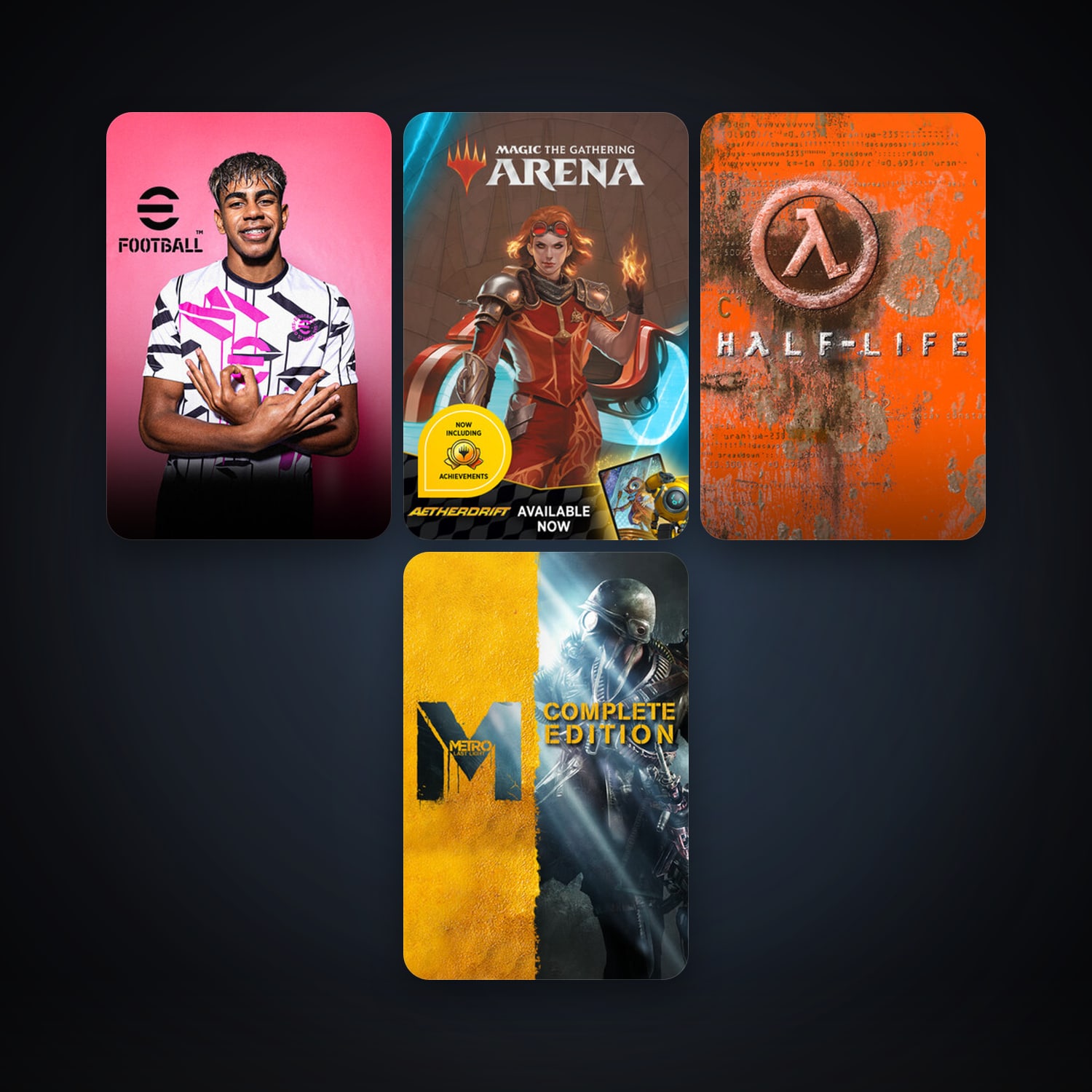 Half-Life + Metro: Last Light, 7 games, clean — HabibiAccounts