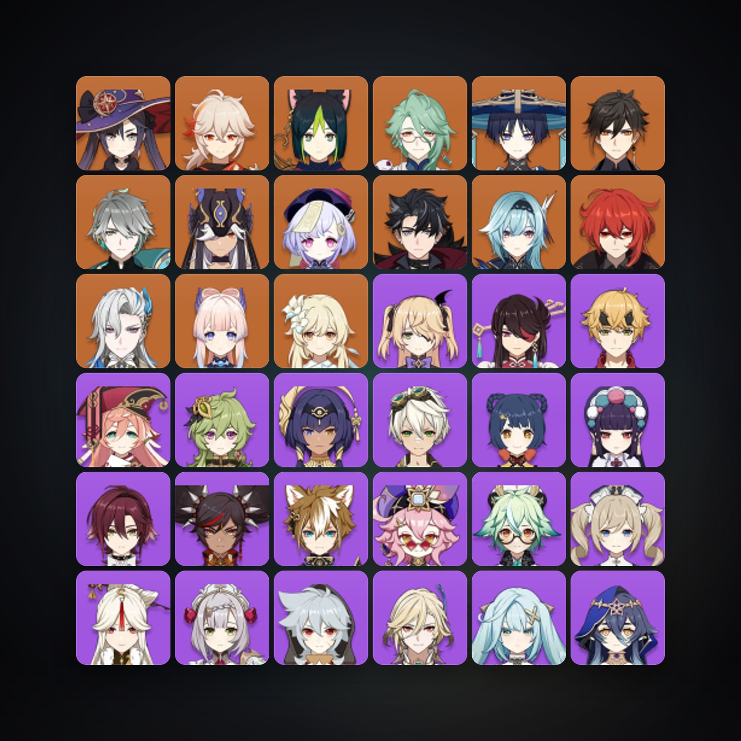 Genshin Impact | AR 57 | 51 Chars | 14× 5★ — Genshin / miHoYo Account — HabibiAccounts