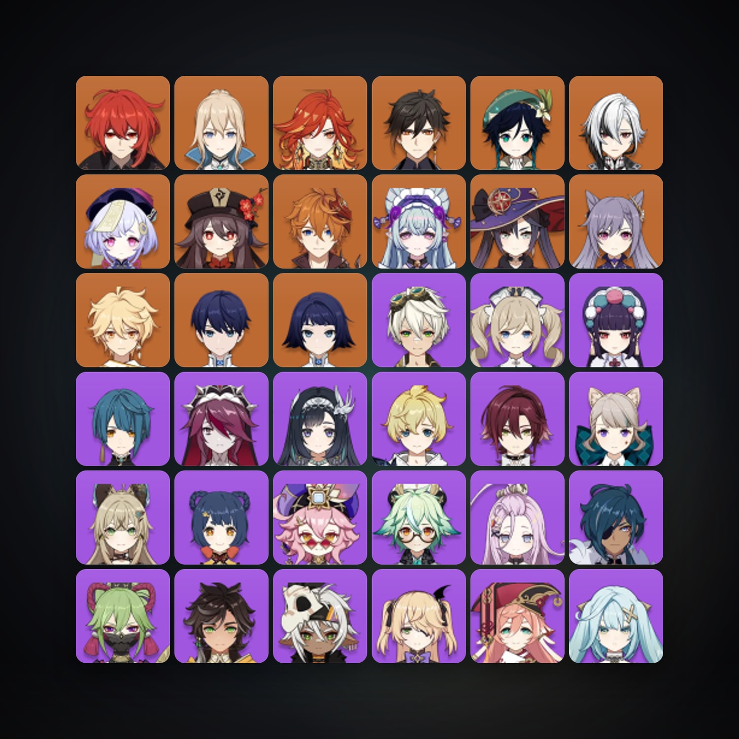 Genshin Impact | AR 55 | 51 Chars | 12× 5★ — Genshin / miHoYo Account — HabibiAccounts