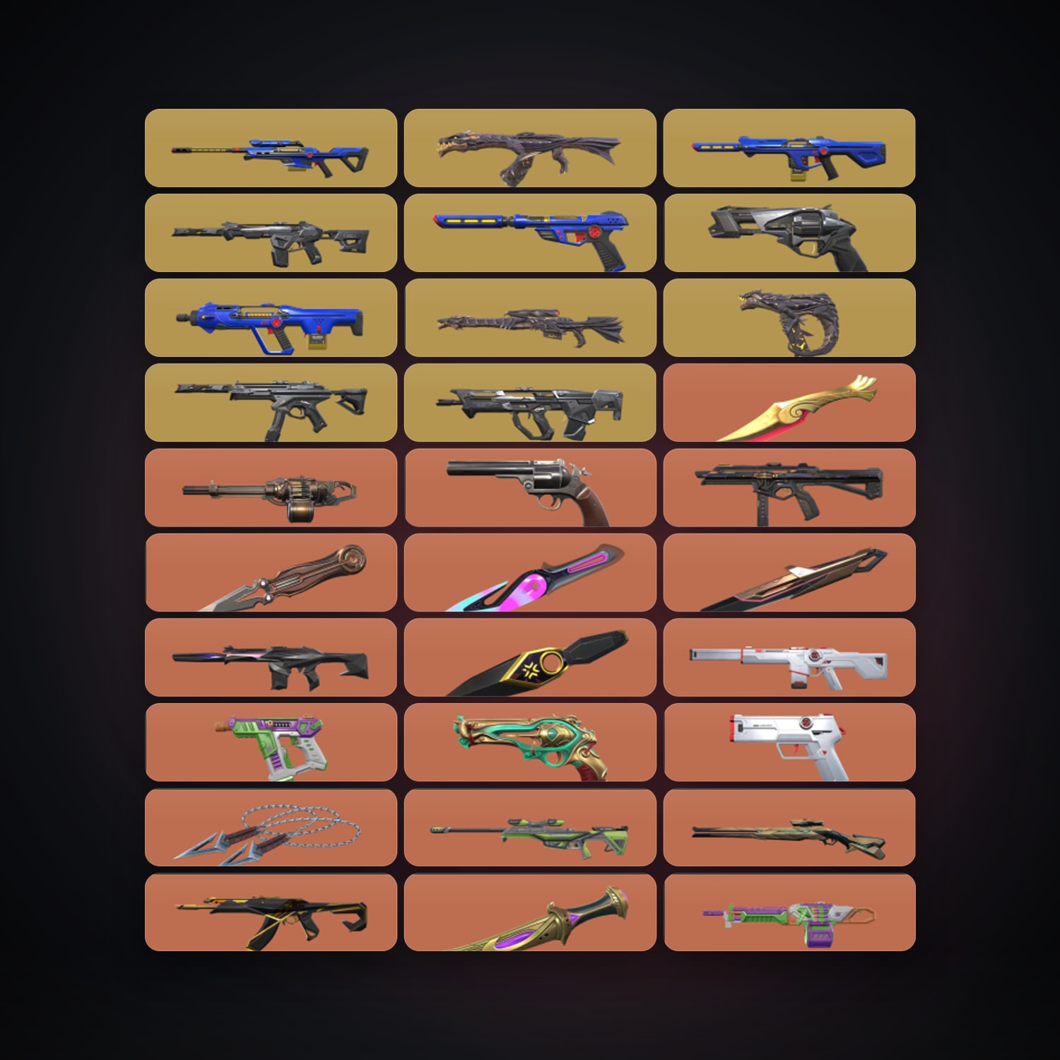 EU Ascendant 3 locker — 39 knives, 322 skins, lvl 321 — HabibiAccounts