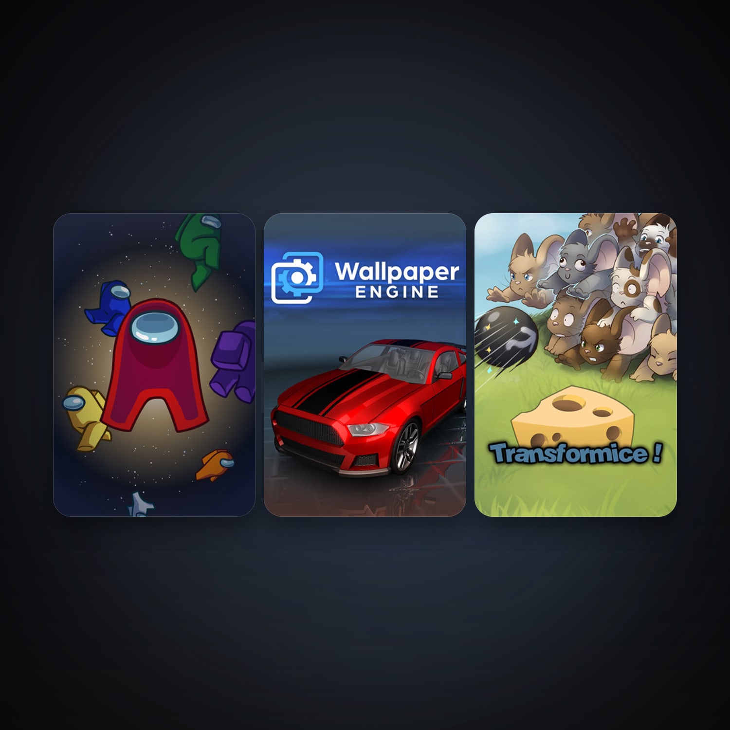 Transformice + Wallpaper Engine, 6 games, clean — HabibiAccounts