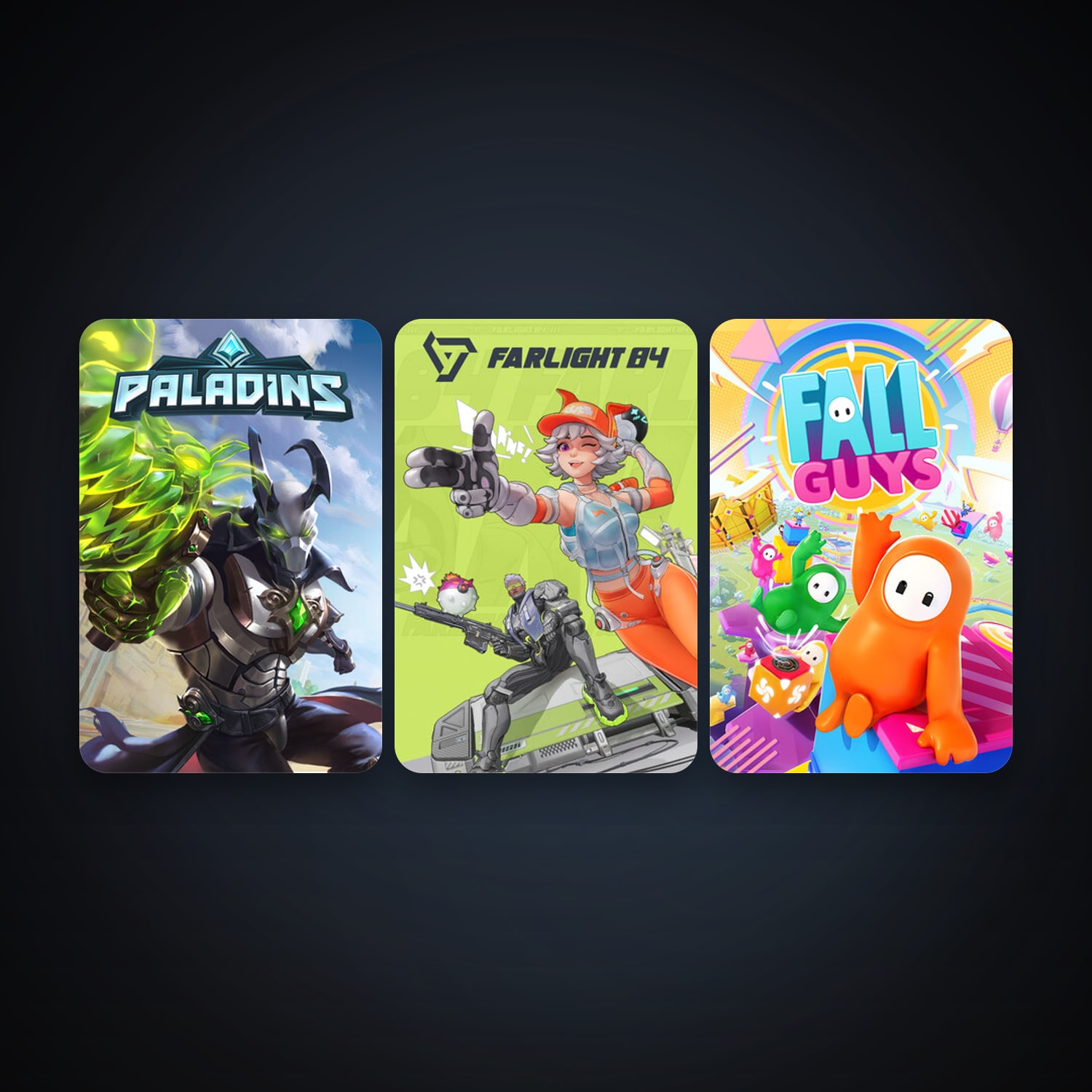 Paladins + Fall Guys, 6 games, clean — HabibiAccounts