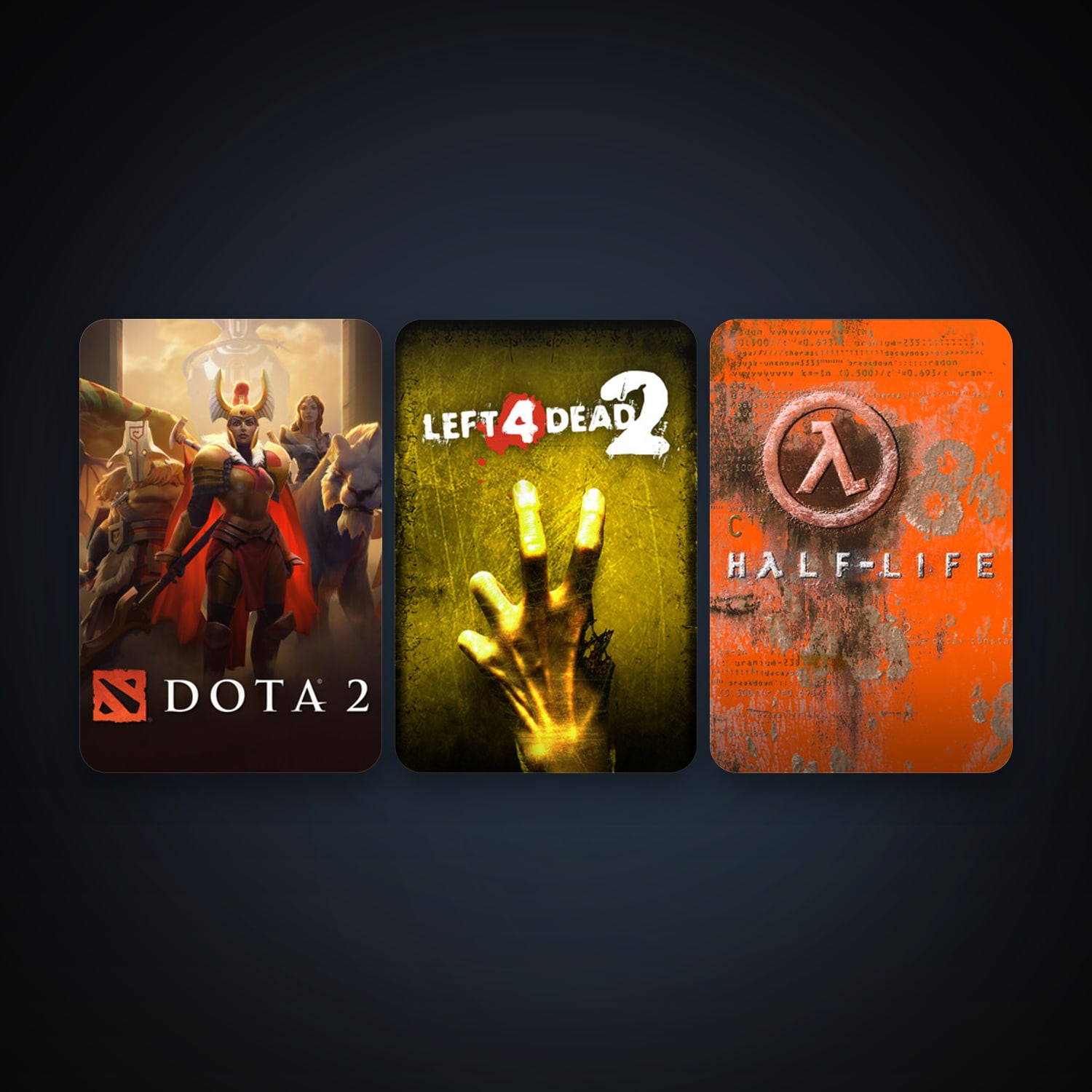 Half-Life + Left 4 Dead 2, 6 games, clean — HabibiAccounts