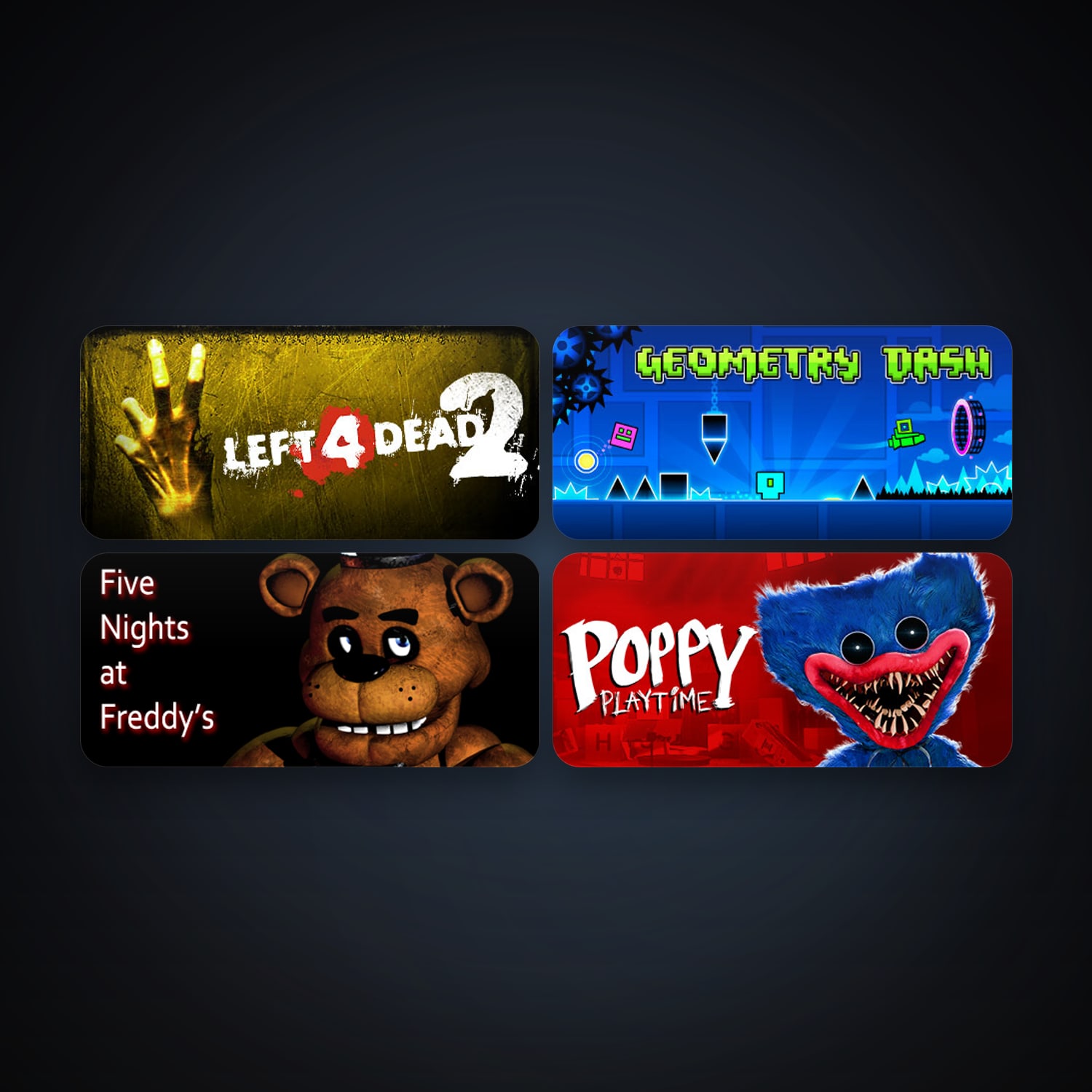 Left 4 Dead 2 + Five Nights at Freddy's, 7 games, clean — HabibiAccounts