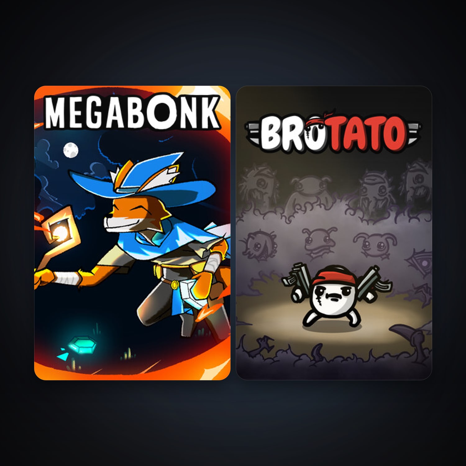 Brotato + Megabonk, 3 games, clean — HabibiAccounts