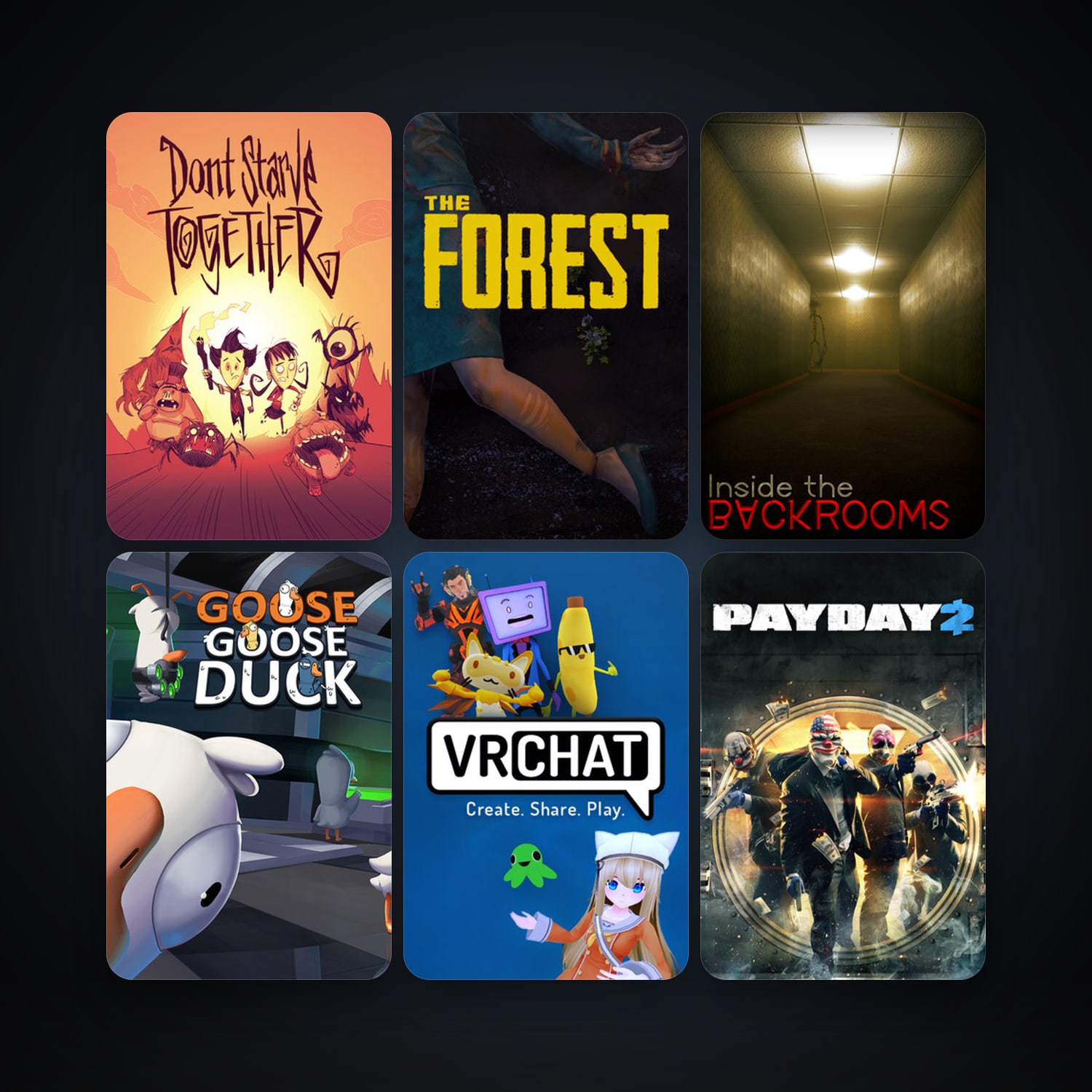PAYDAY 2 + The Forest, 17 games, clean — HabibiAccounts