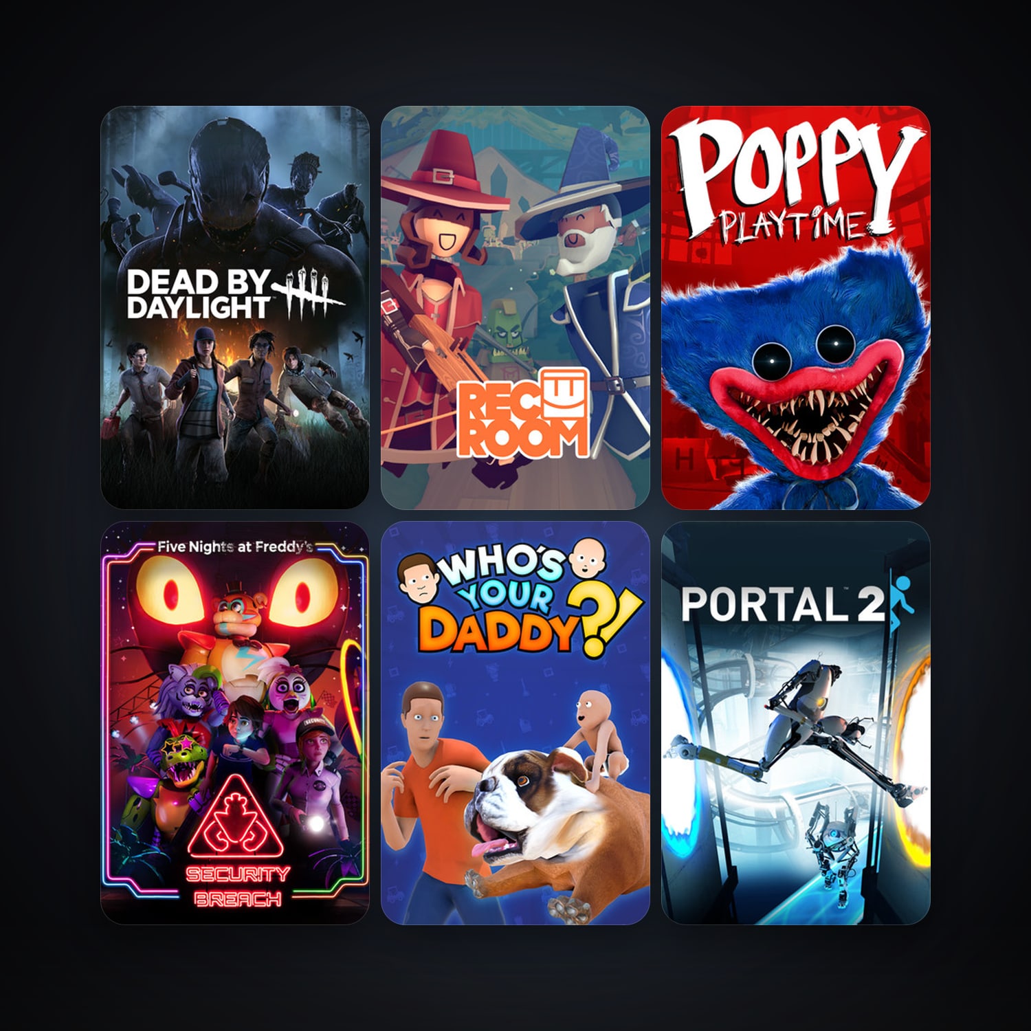 Portal 2 + Dead by Daylight, 76 games, Steam 11, clean — HabibiAccounts