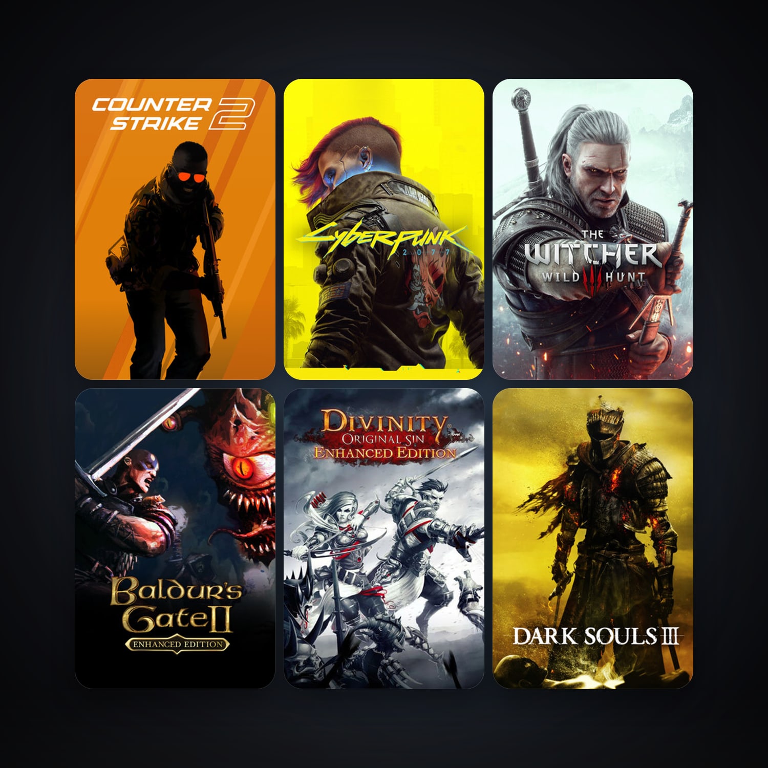 CS2 Prime + Baldur's Gate II: Enhanced Edition, 372 games, Steam 21, clean — HabibiAccounts