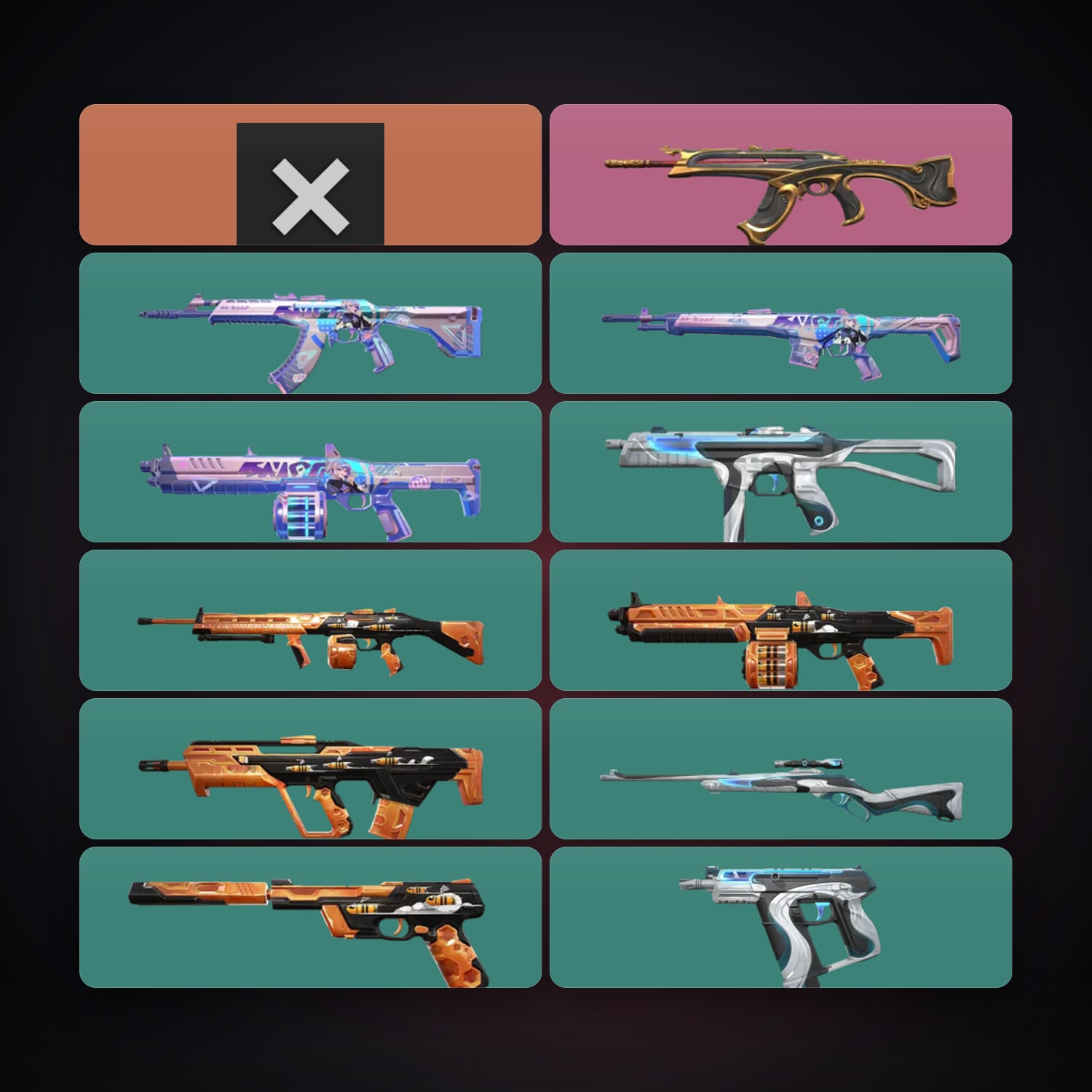 NA locker — 1 knives, 12 skins, lvl 20 — HabibiAccounts