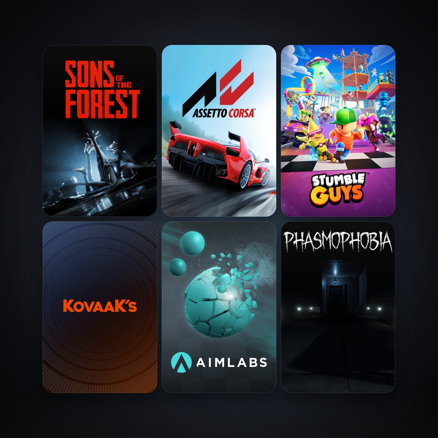 Assetto Corsa + Aimlabs, 19 games, clean — HabibiAccounts