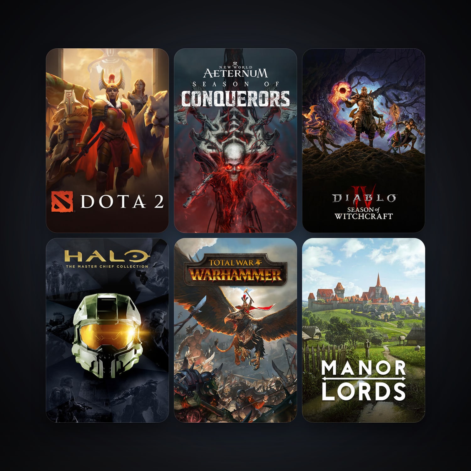 Dota 2 + Total War: WARHAMMER, 12 games, clean — HabibiAccounts