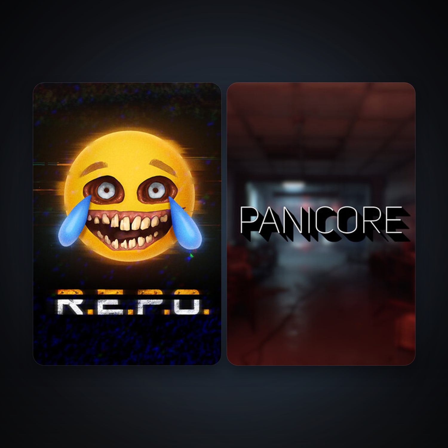 PANICORE + R.E.P.O., 4 games, clean — HabibiAccounts