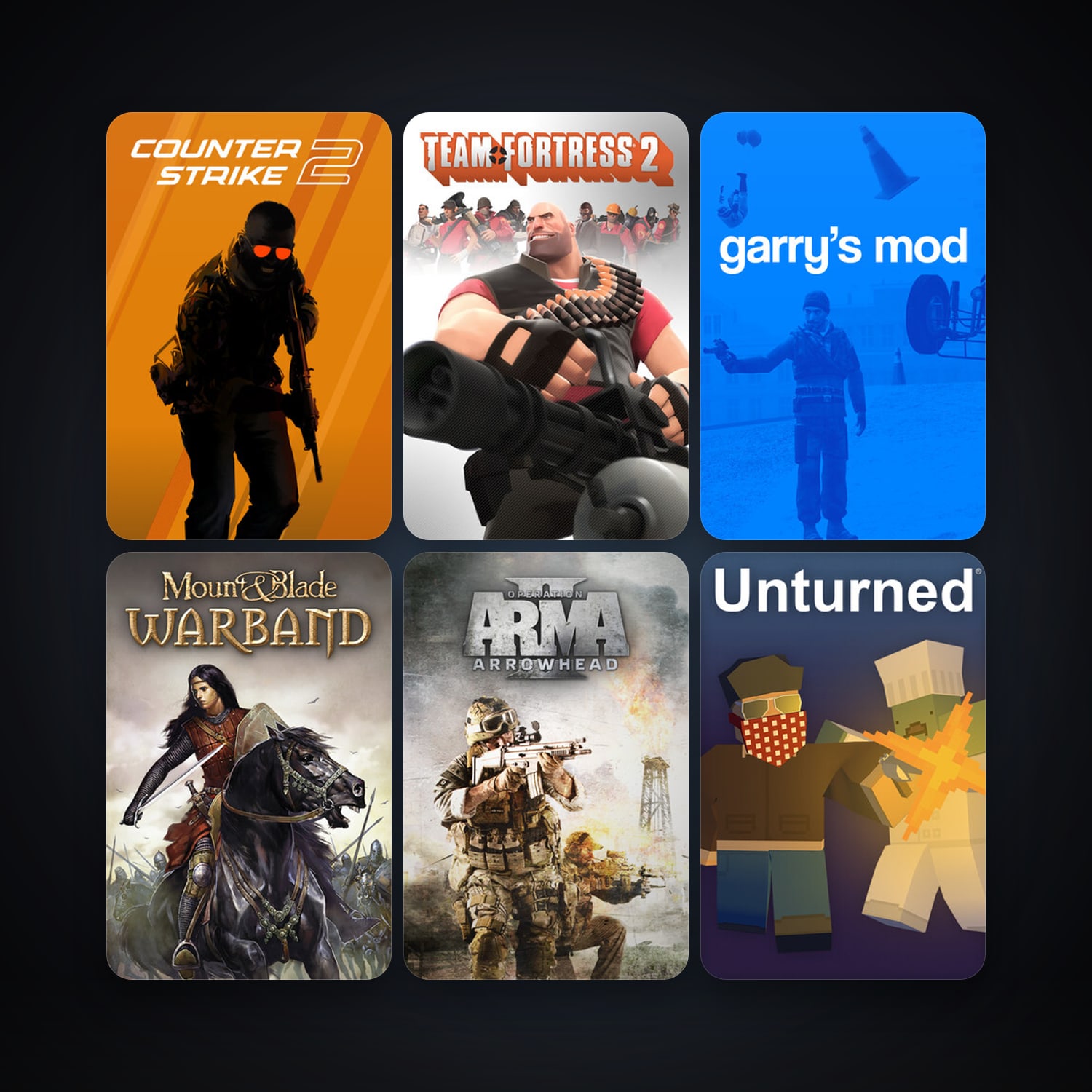Half-Life 2 + Portal, 15 games, clean — HabibiAccounts