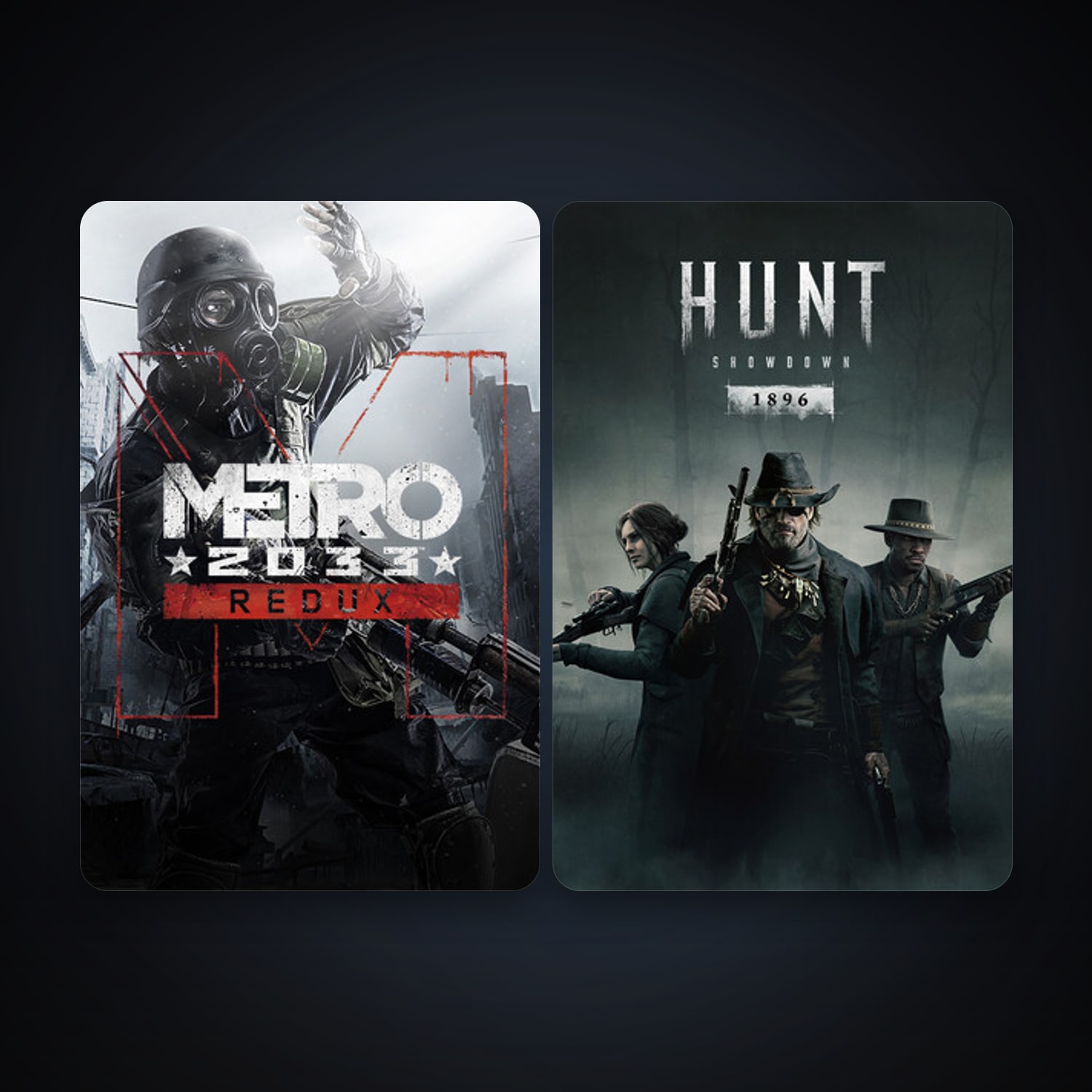 Metro 2033 Redux + Hunt: Showdown, 3 games, clean — HabibiAccounts