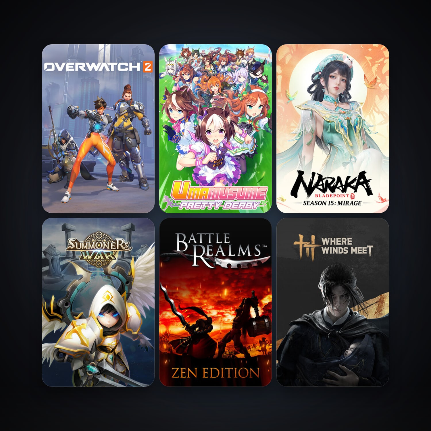Battle Realms: Zen Edition + NARAKA: BLADEPOINT, 78 games, clean — HabibiAccounts