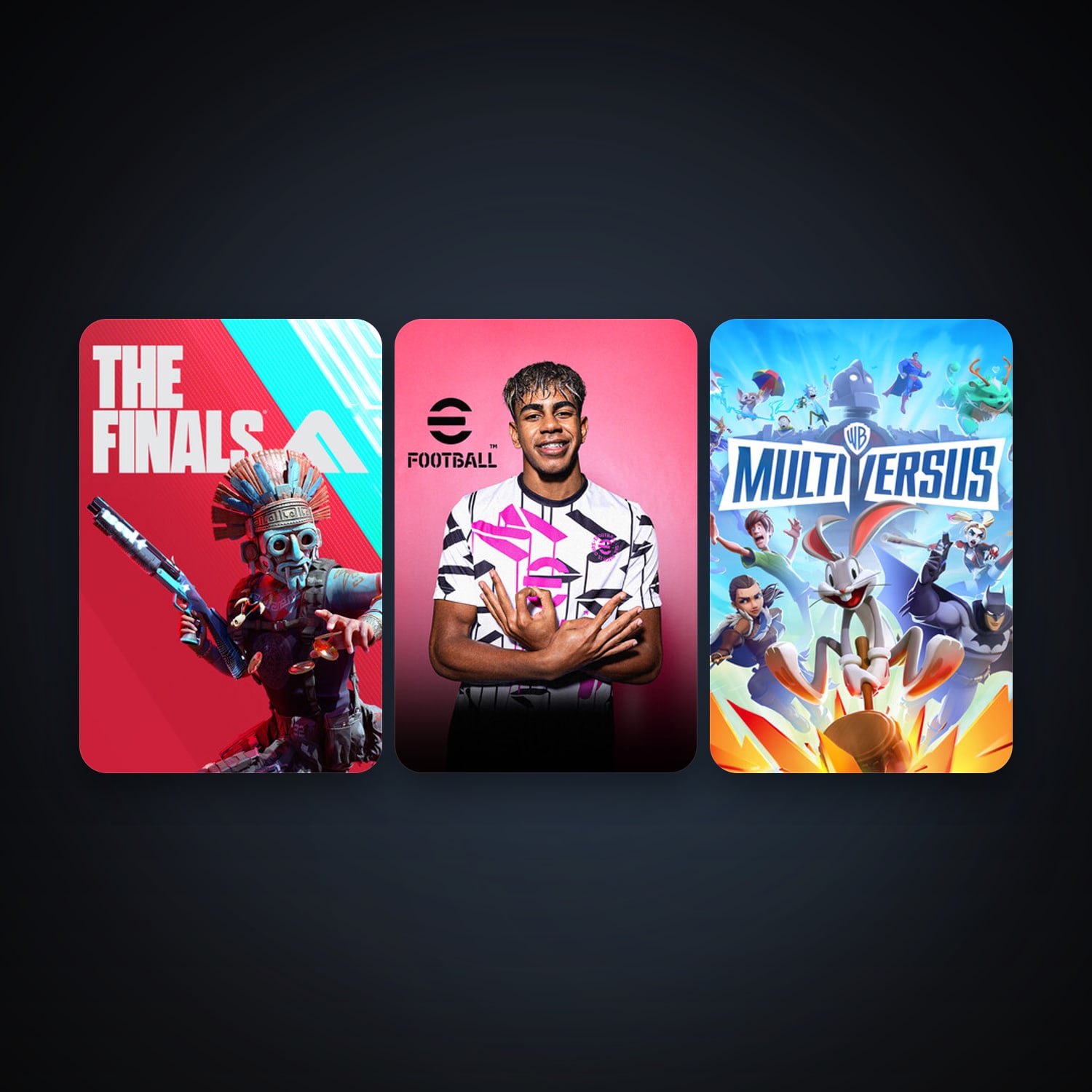 eFootball 2024 + MultiVersus, 8 games, clean — HabibiAccounts