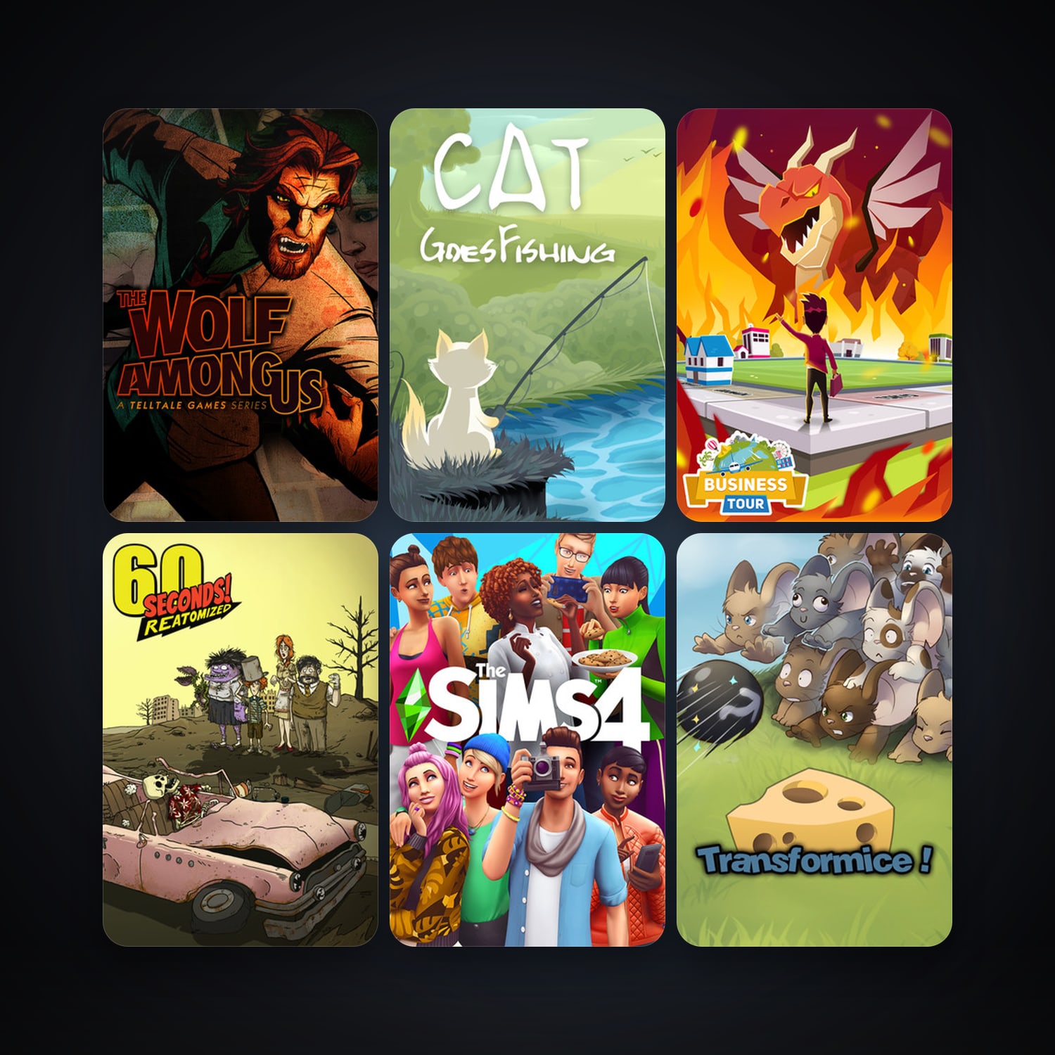 The Wolf Among Us + Transformice, 11 games, clean — HabibiAccounts