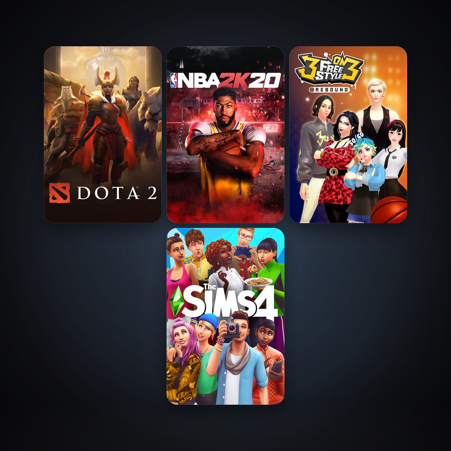 Dota 2 + NBA 2K20, 8 games, clean — HabibiAccounts