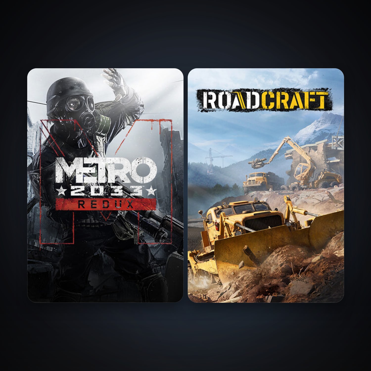 Metro 2033 Redux + RoadCraft, 4 games, clean — HabibiAccounts