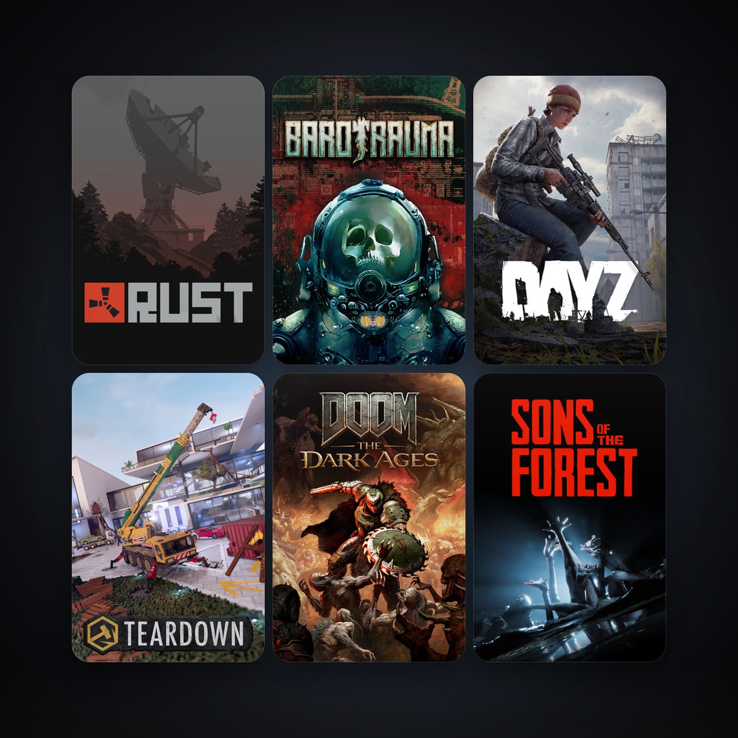 DayZ + Rust, 27 games, Steam 14, clean — HabibiAccounts