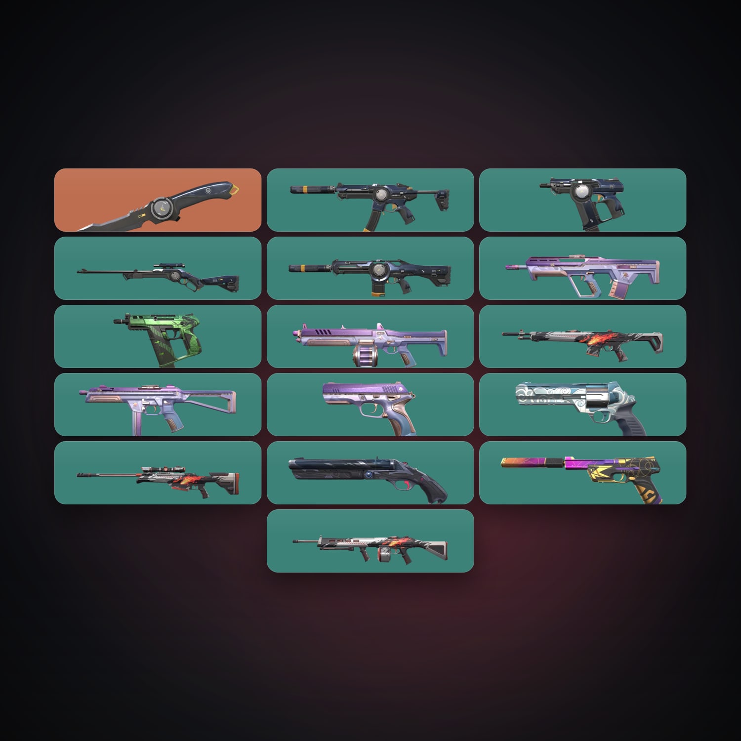 AP Plat 2 locker — 1 knives, 18 skins, lvl 123 — HabibiAccounts