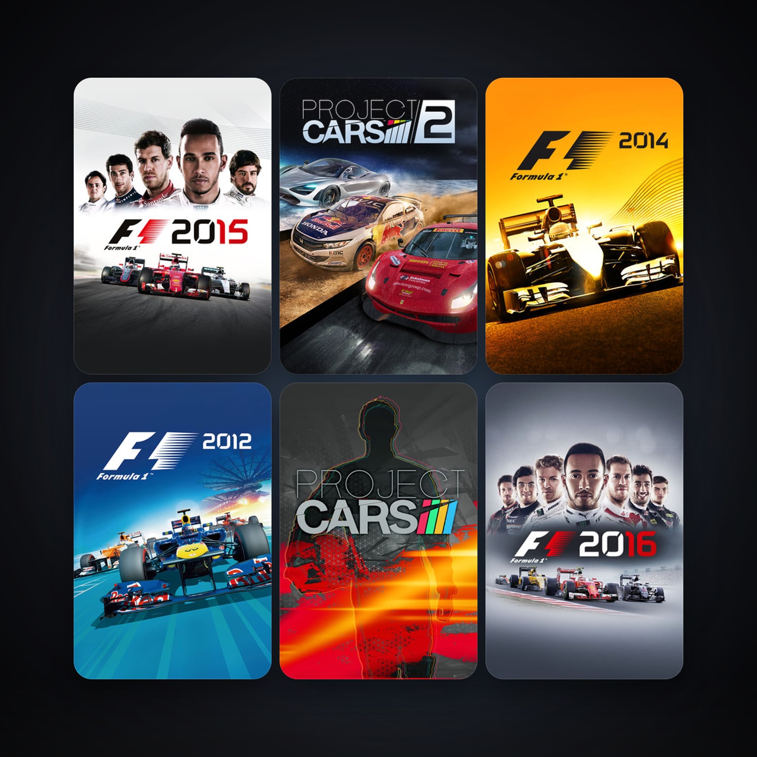 GRID 2 + F1 RACE STARS, 23 games, Steam 10, clean — HabibiAccounts