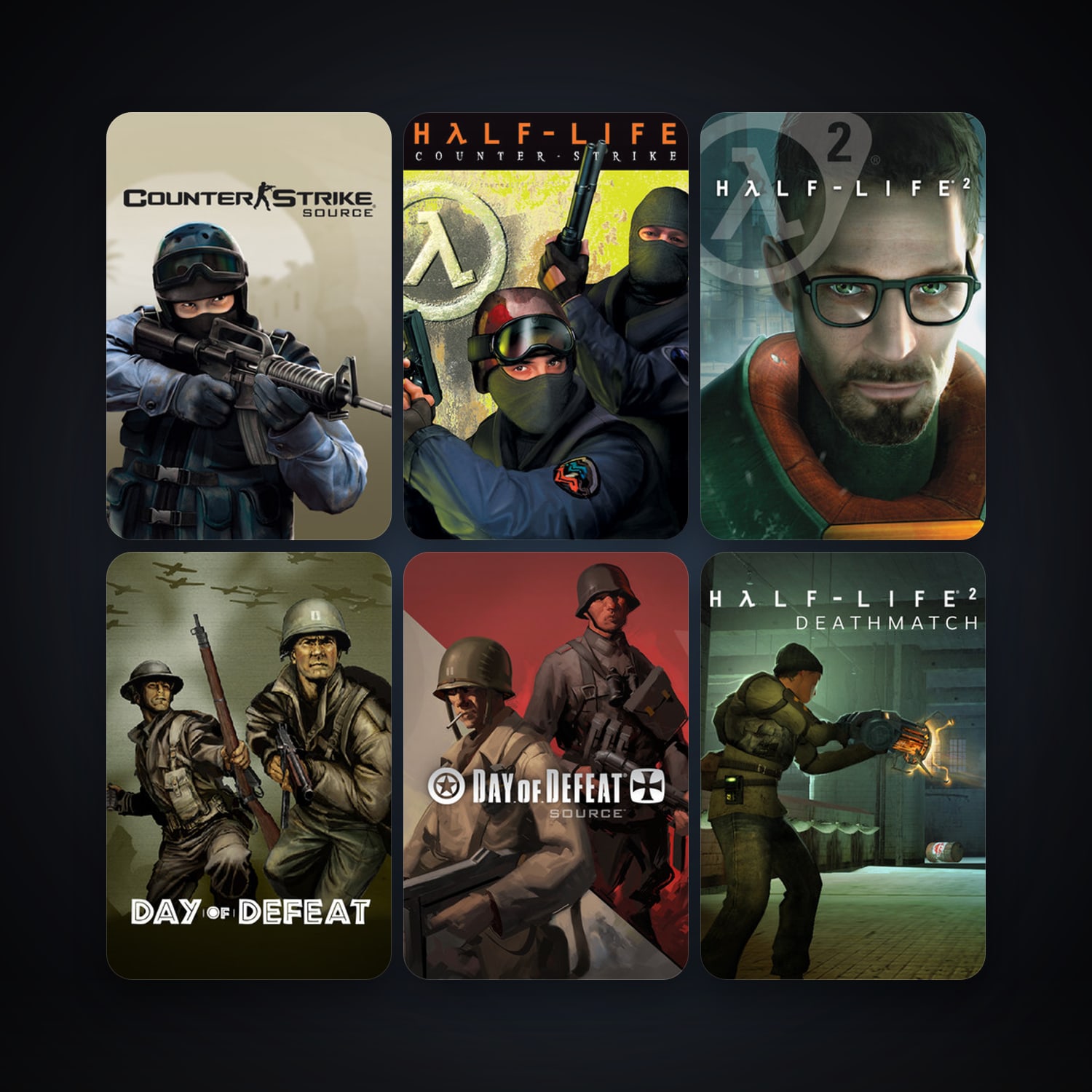 Counter-Strike + Day of Defeat, 14 games, clean — HabibiAccounts