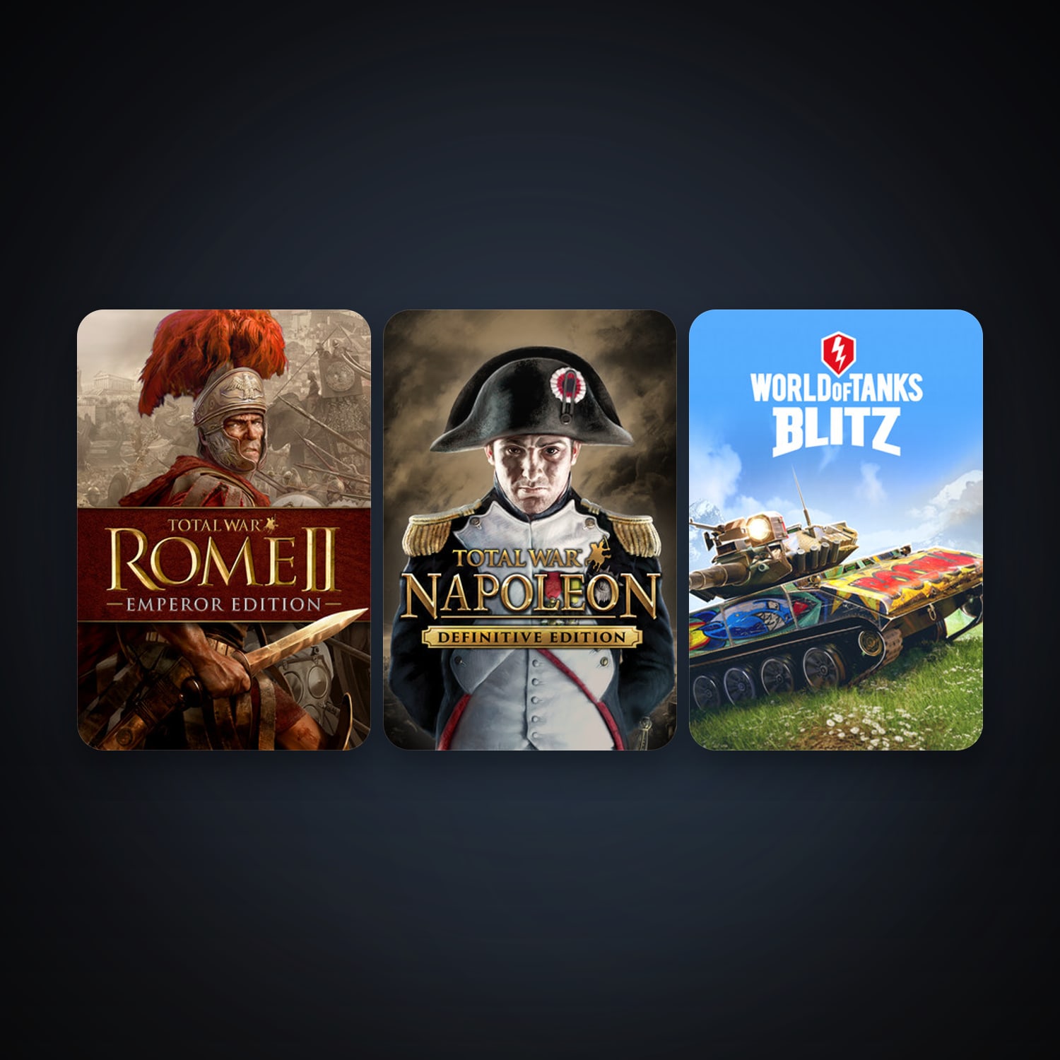 Total War: NAPOLEON - Definitive Edition + Total War: ROME II - Emperor Edition, 4 games, clean — HabibiAccounts