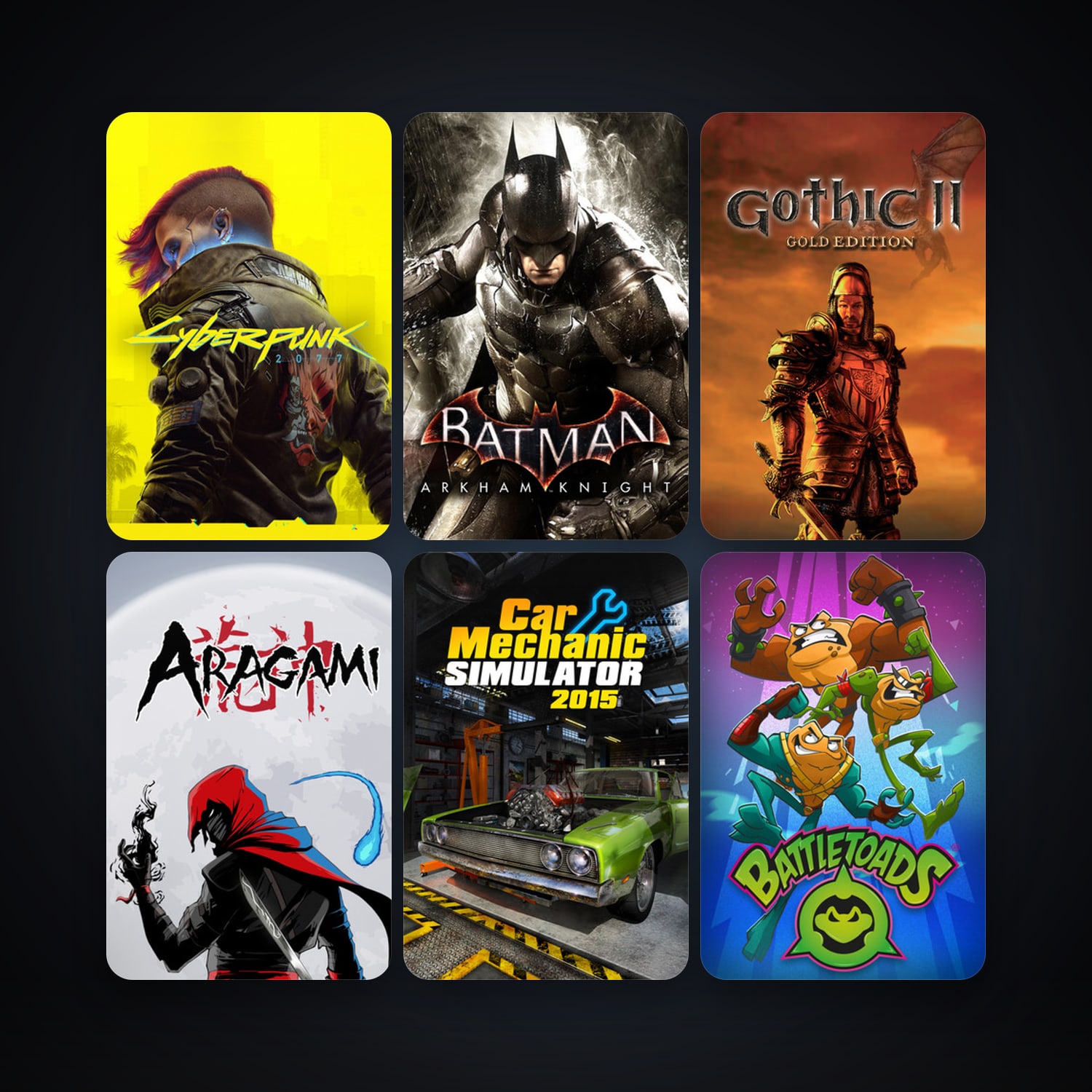 Gothic II: Gold Edition + Mafia II, 28 games, clean — HabibiAccounts