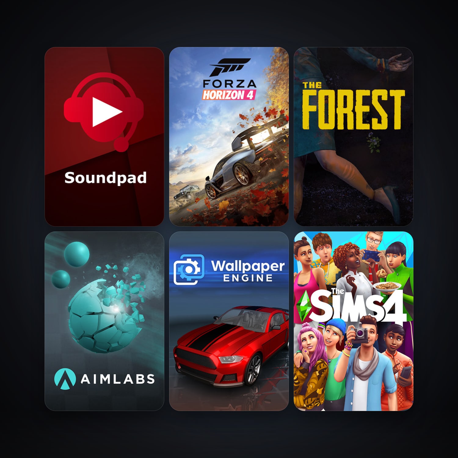 The Forest + Wallpaper Engine, 35 games, clean — HabibiAccounts