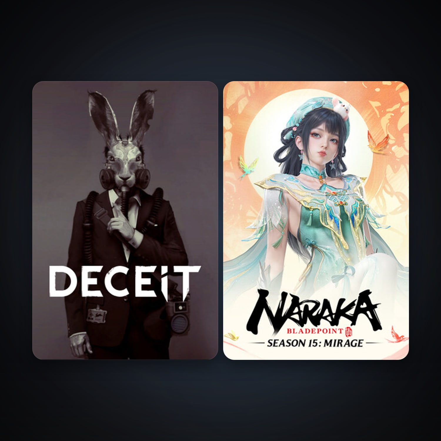Deceit + NARAKA: BLADEPOINT, 4 games, clean — HabibiAccounts