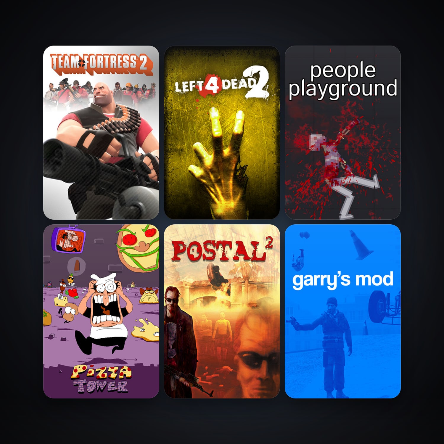 Team Fortress 2 + Left 4 Dead 2, 35 games, clean — HabibiAccounts